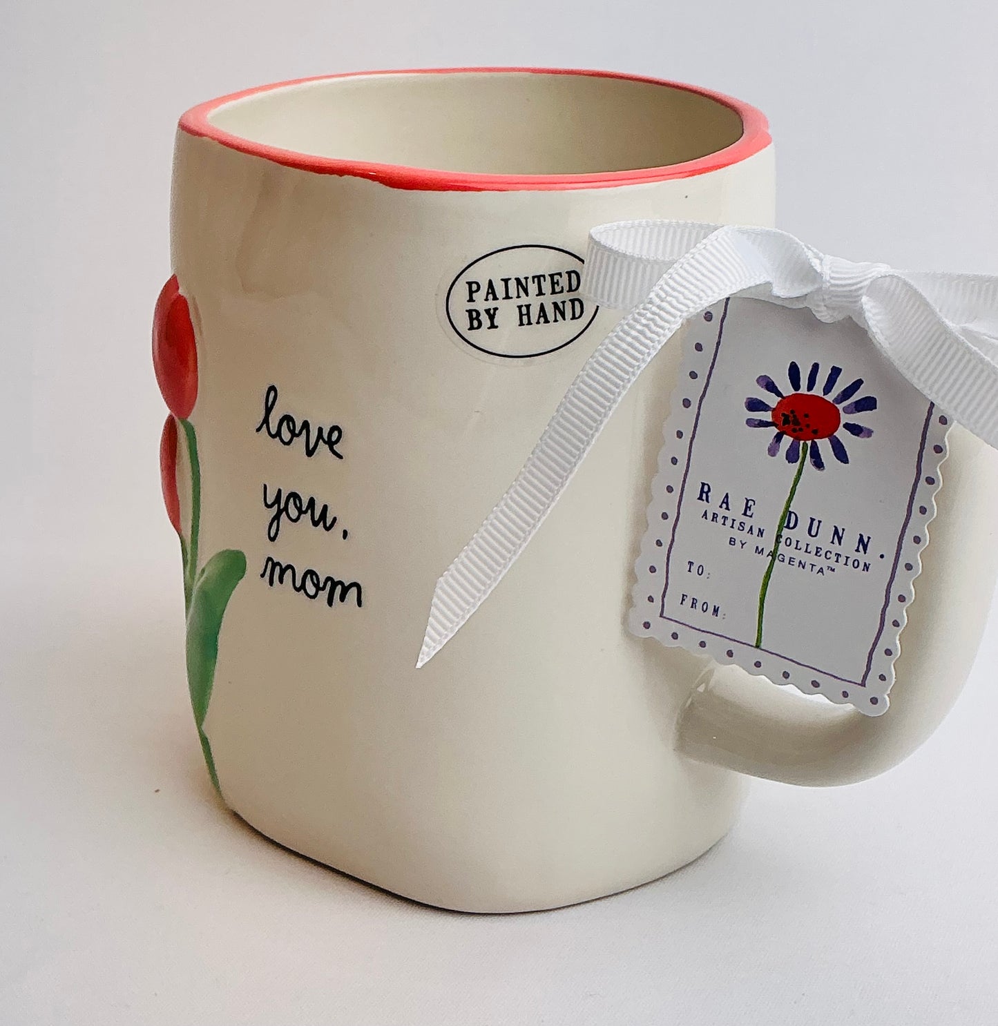 Rae Dunn Mother’s Day-Hand Painted Ceramic Farmhouse Style(Multiple Designs)