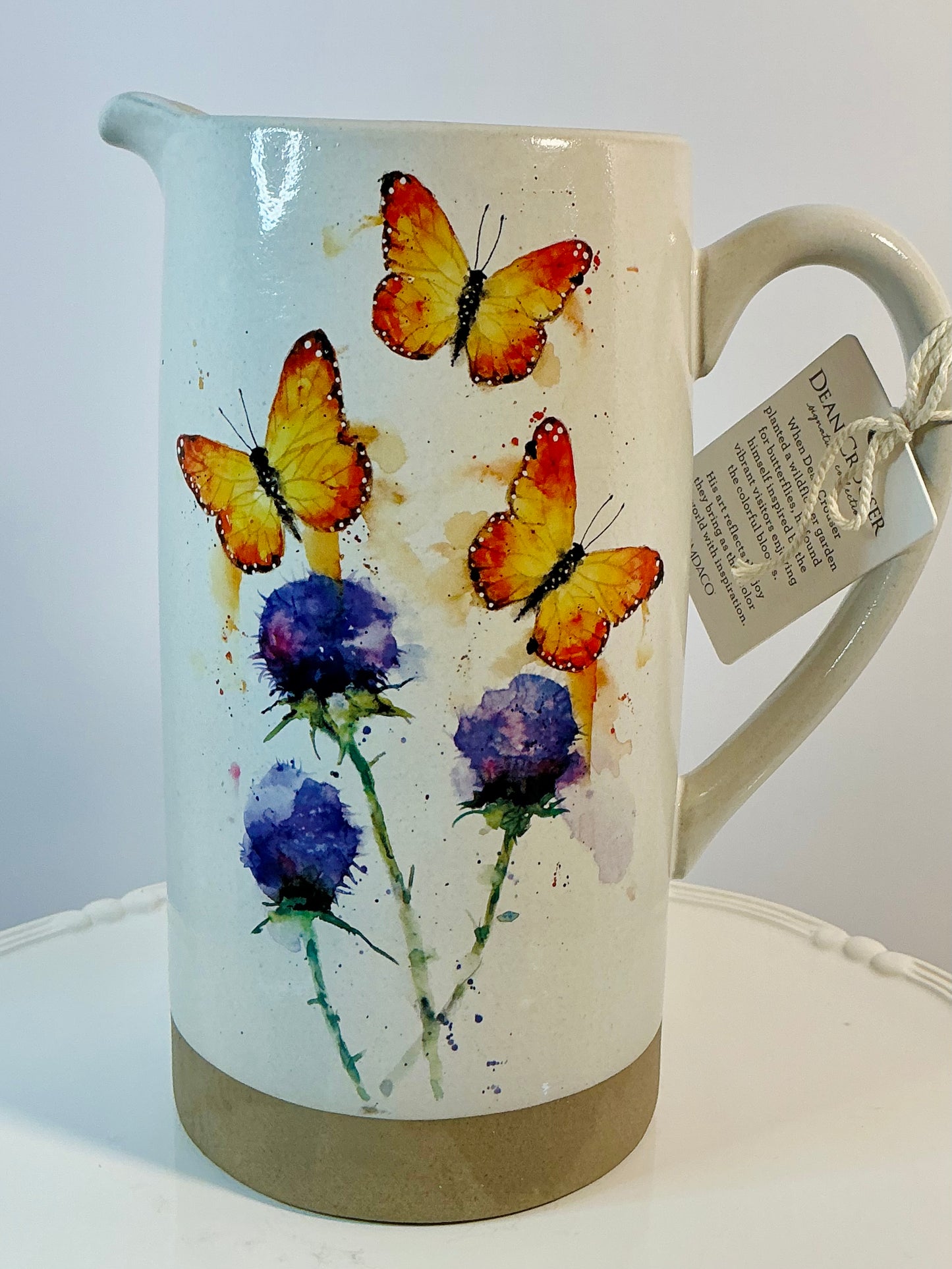 Demdaco Butterfly Trio Pitcher & a matching a Mother’s Day Mug from the Dean Crouser Collection.