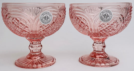 Fitz & Floyd Trestle Collection Footed Glassware-available in Multiple Colors miss america pattern