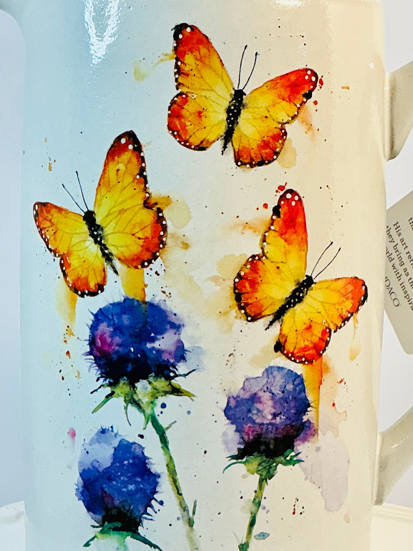 Demdaco Butterfly Trio Pitcher & a matching a Mother’s Day Mug from the Dean Crouser Collection.