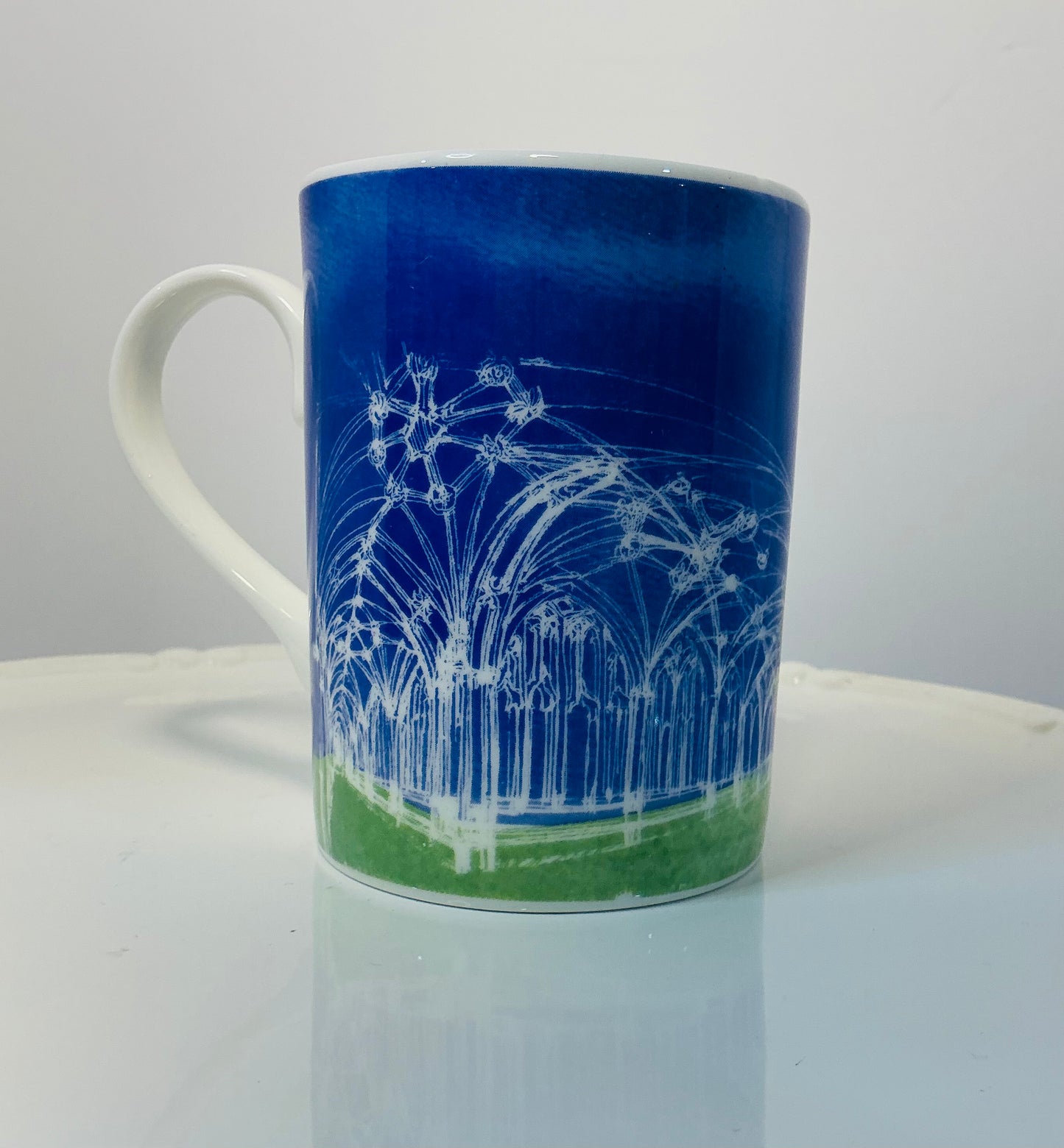 National Trust Exclusive China Set of 4 Different Themed Fine Bone China Mugs, Made in England