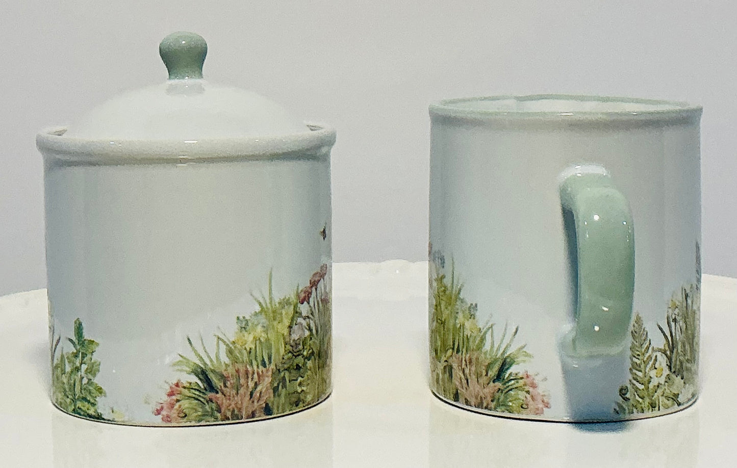 Beatrix Potter Peter Rabbit Set of Creamer and Sugar Bowl perfect for Easter and Spring