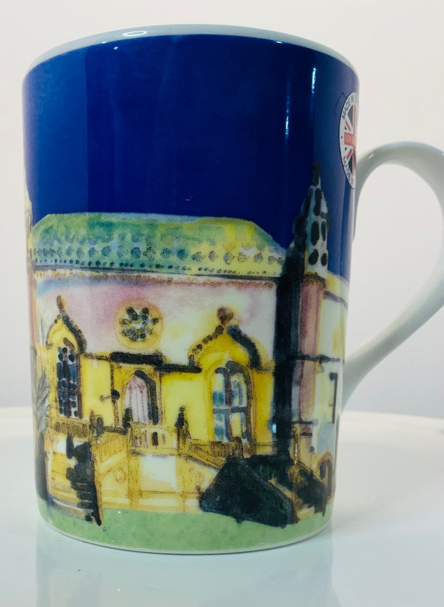 National Trust Exclusive China Set of 4 Different Themed Fine Bone China Mugs, Made in England