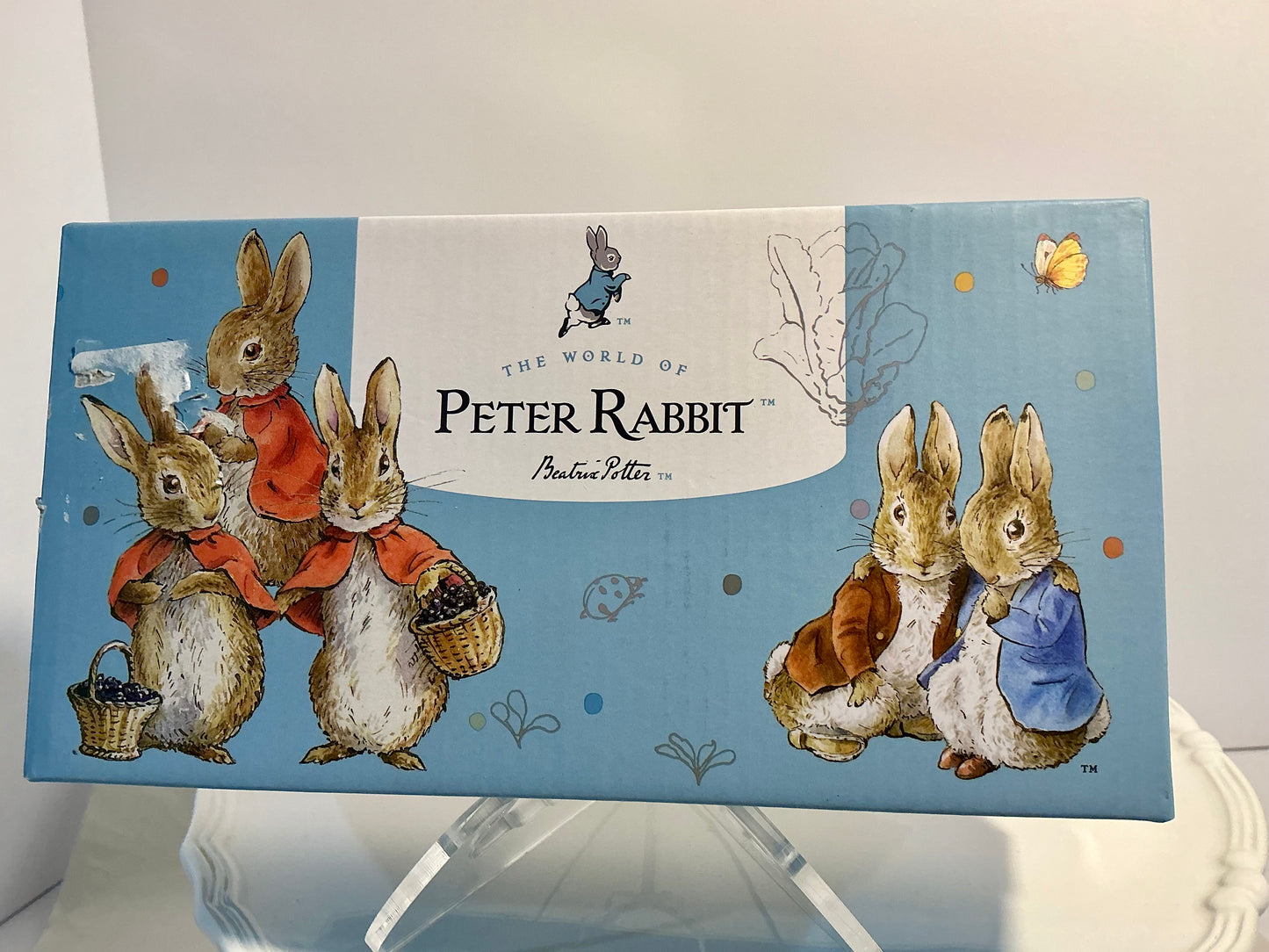 Beatrix Potter Peter Rabbit Set of Creamer and Sugar Bowl perfect for Easter and Spring