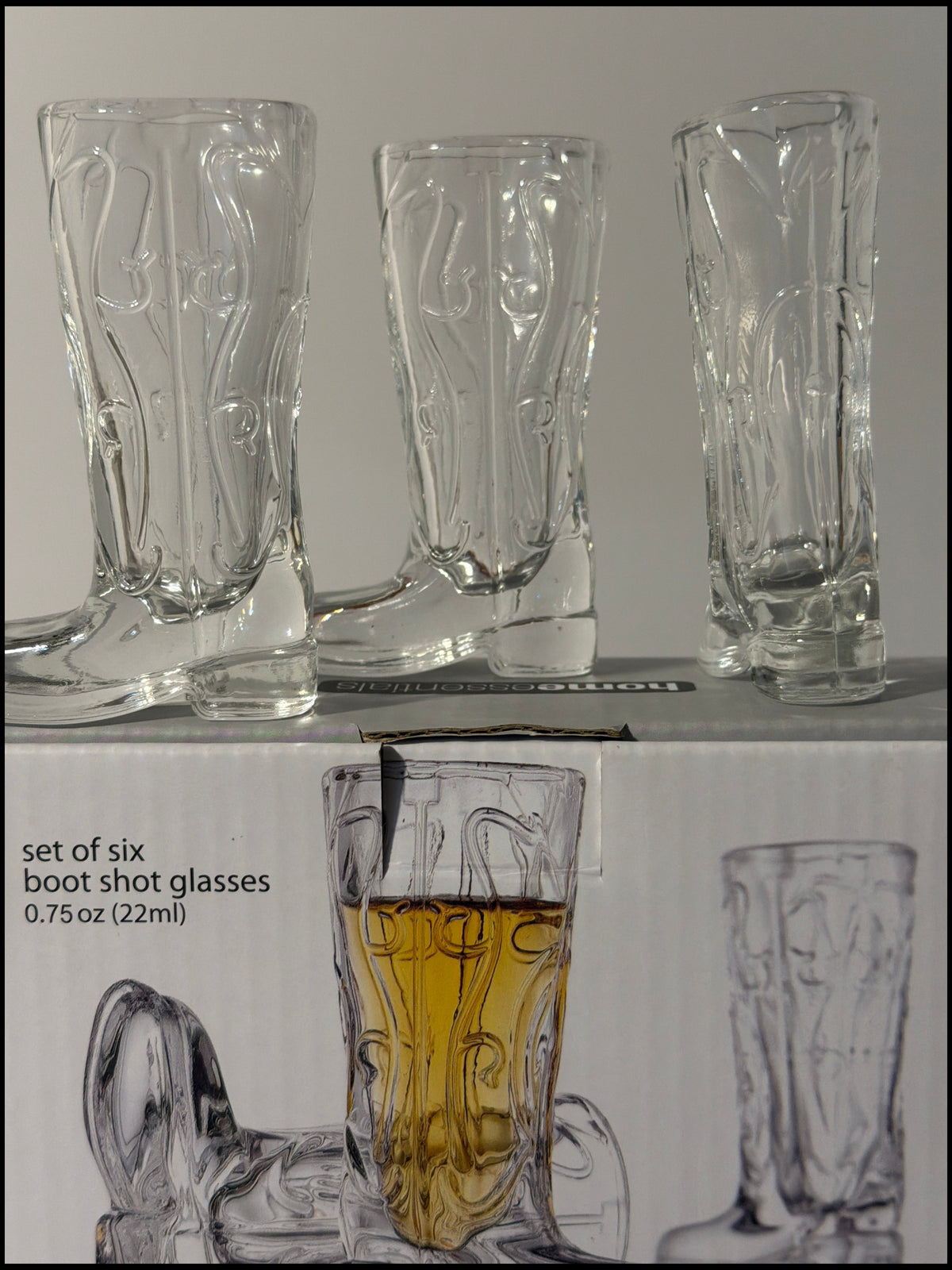 Cowboy/Cowgirl Boot Shot Glasses-choose your color