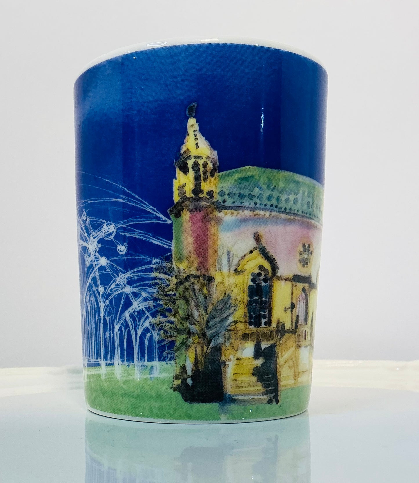 National Trust Exclusive China Set of 4 Different Themed Fine Bone China Mugs, Made in England
