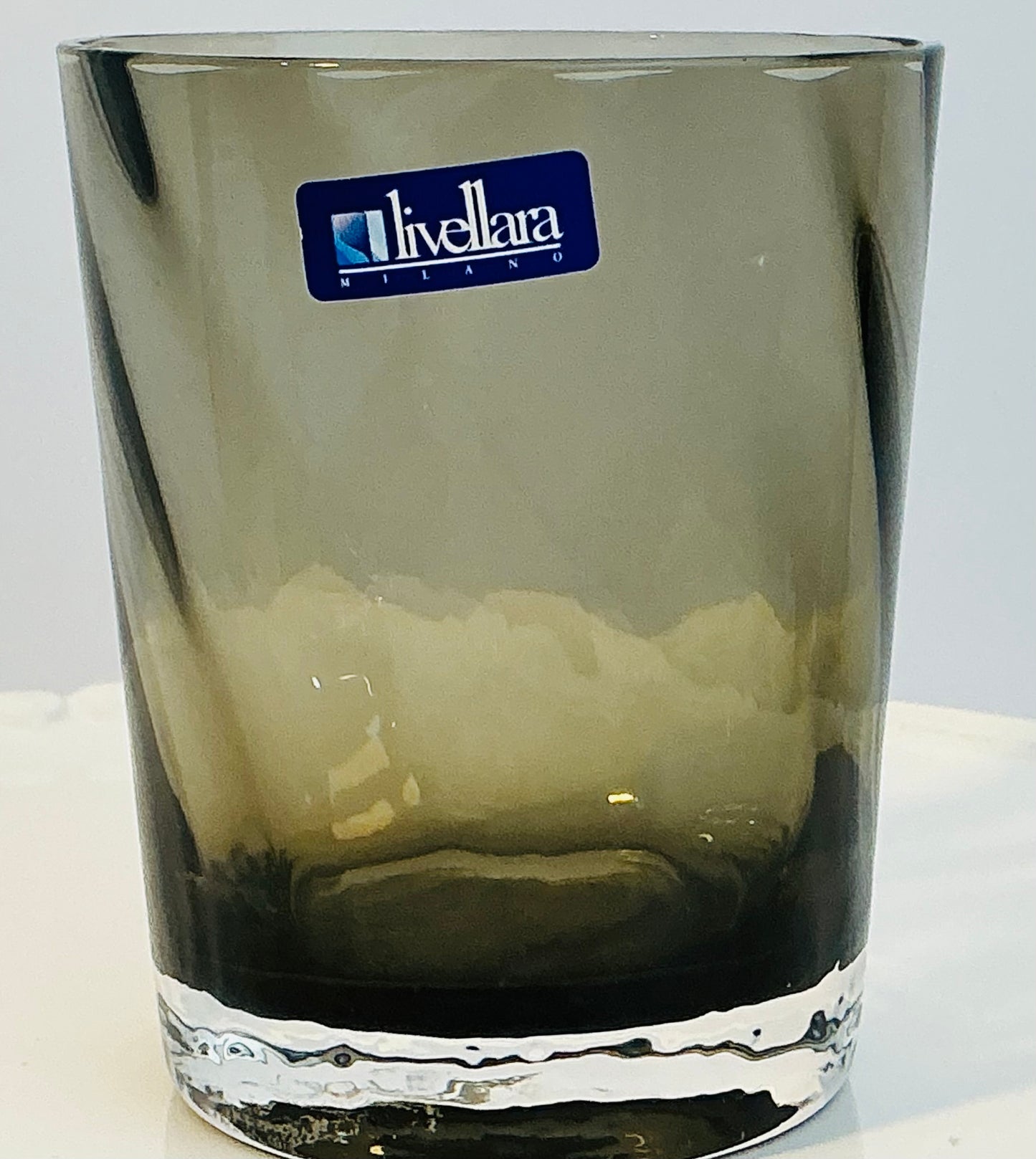 ￼Levellara Tumbler Glass Set of 2 Brown OR Green variants