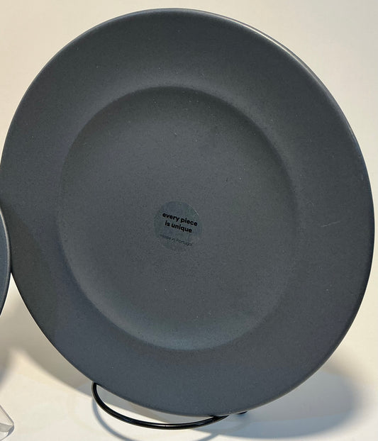 Mesa Ceramics from the Brilliant line Salad plate 8” in black. Made in Portugal