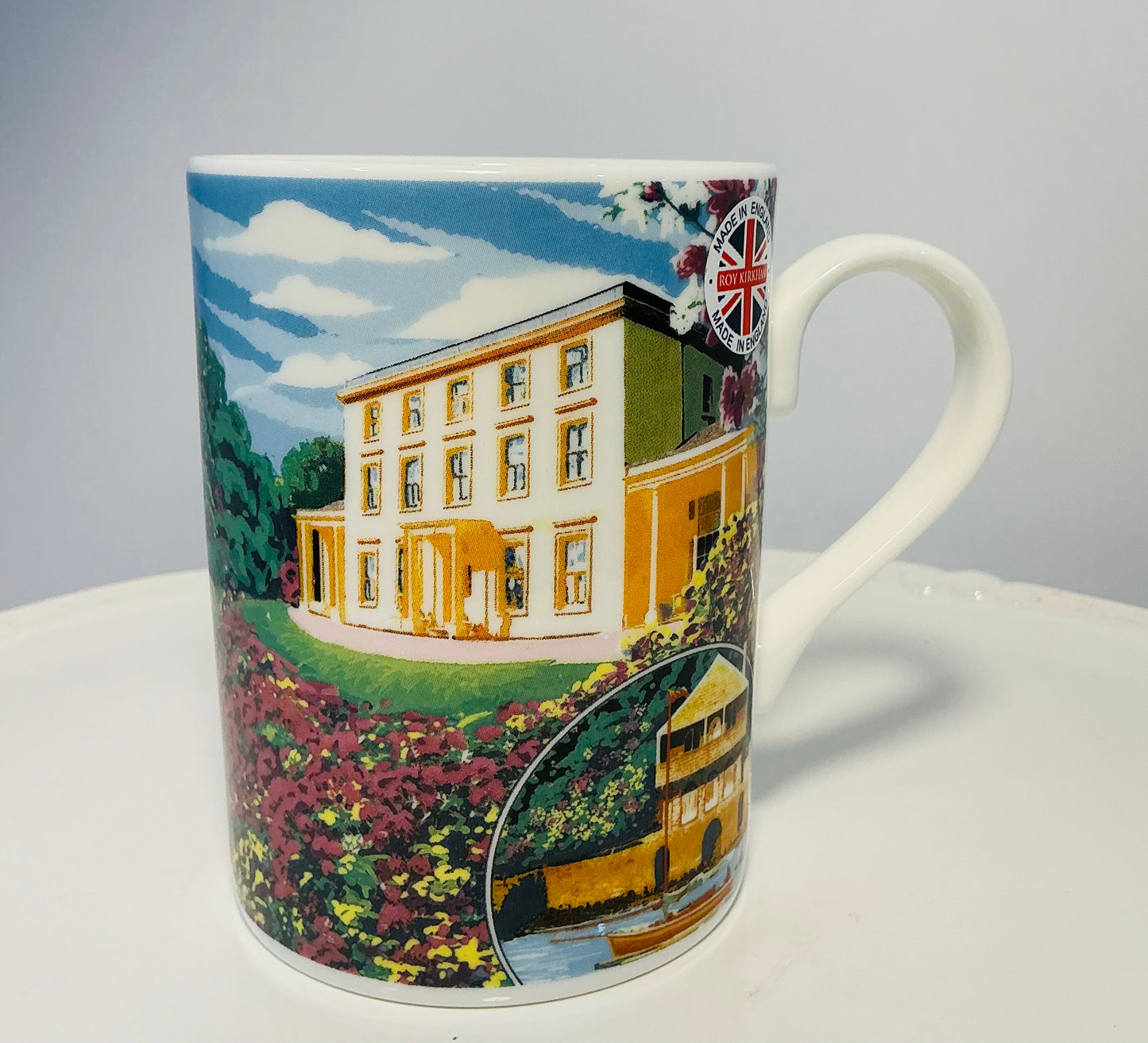 National Trust Exclusive China Set of 4 Different Themed Fine Bone China Mugs, Made in England