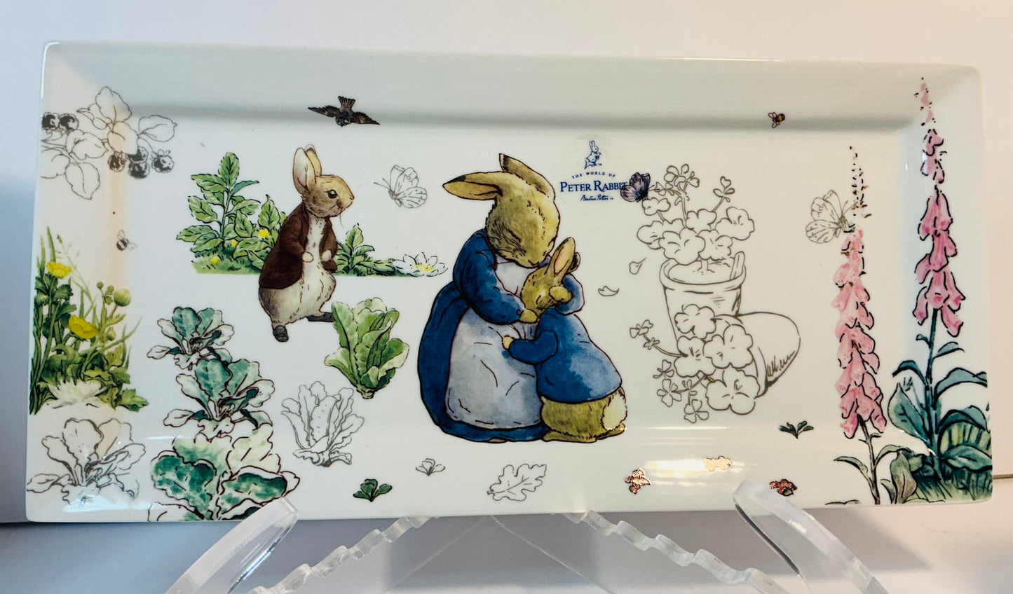 Beatrix Potter Peter Rabbit Zrike Dinnerware Set of 4 pcs.