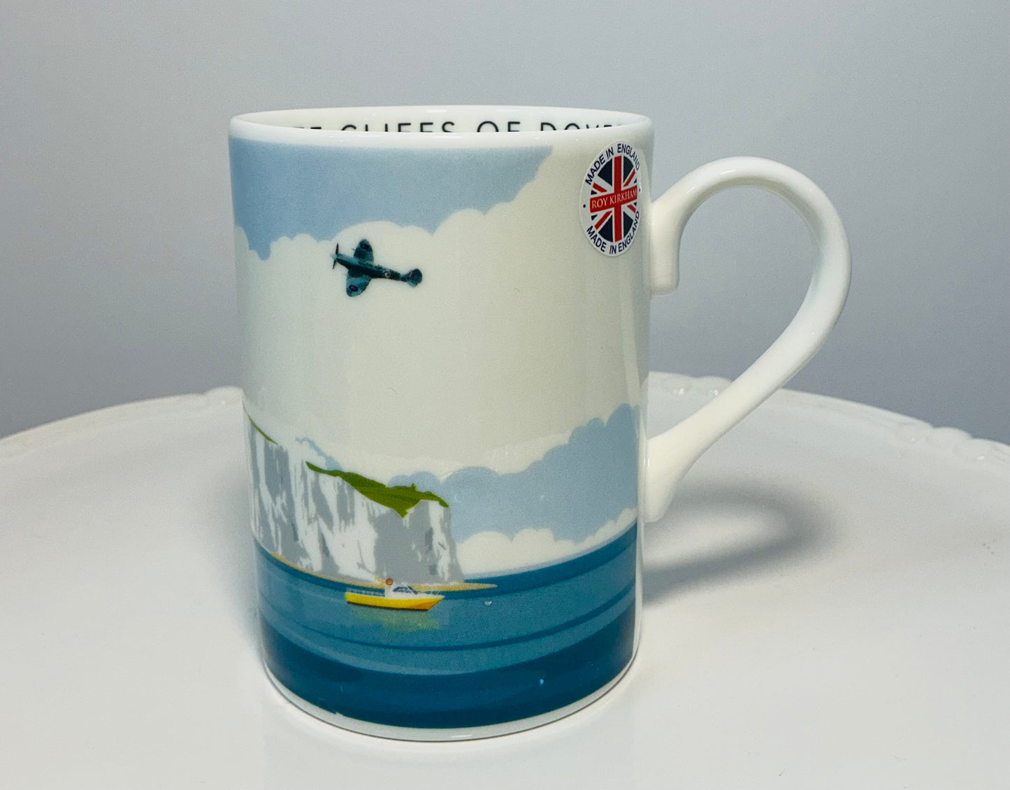 National Trust Exclusive China Set of 4 Different Themed Fine Bone China Mugs, Made in England