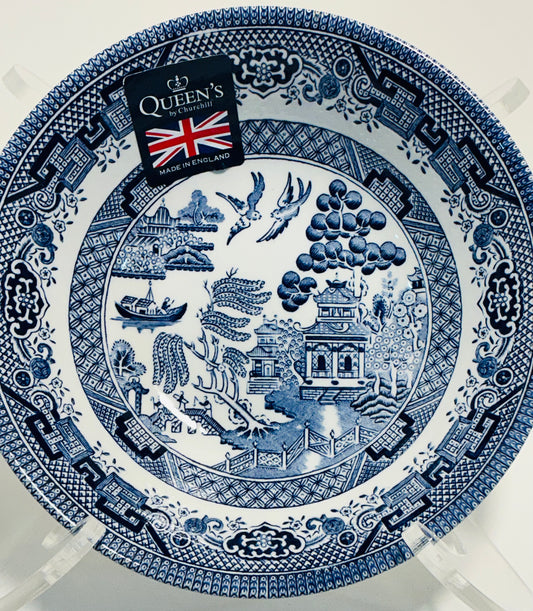 Queen's by Churchill Blue Willow Pattern 6” Bowl. Made in England