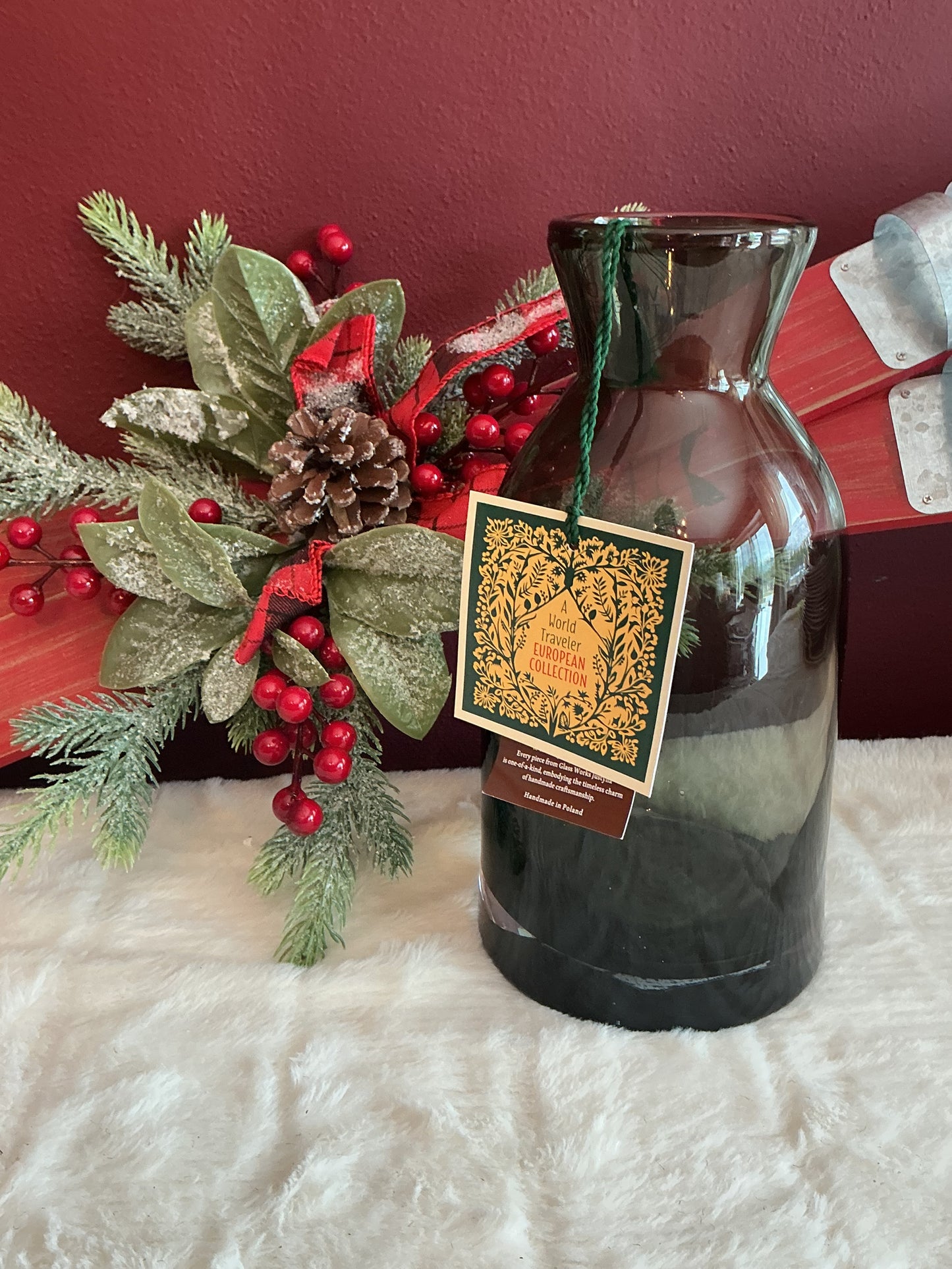 Decanter From The World Travelers Collection Green