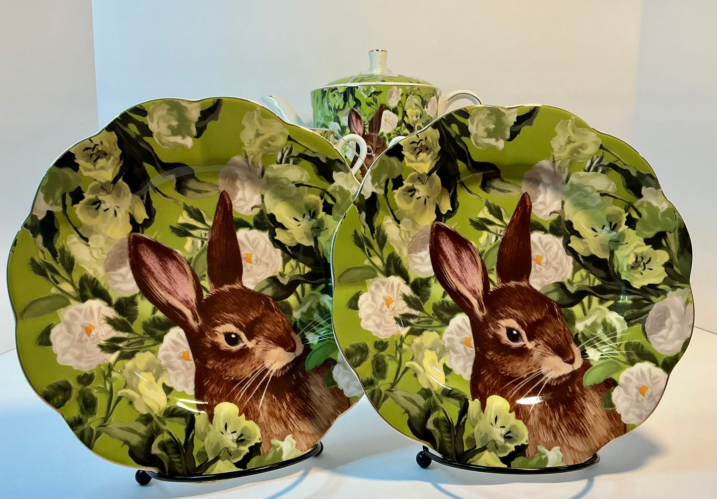 Grace’s Teaware Set of 5pcs from the Bunny in Bloom Collection for Easter !