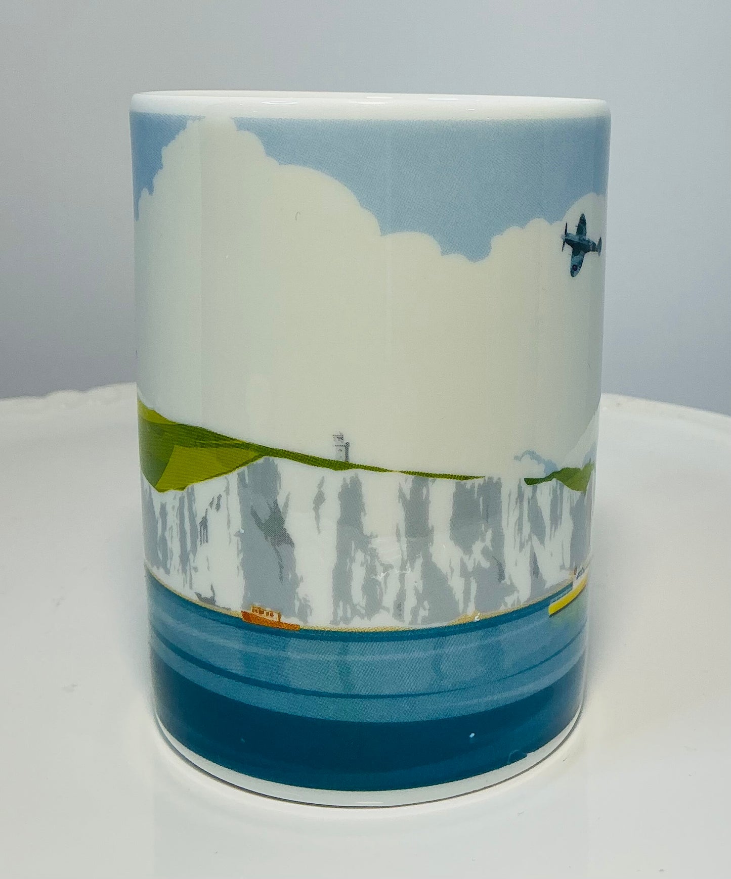 National Trust Exclusive China Set of 4 Different Themed Fine Bone China Mugs, Made in England