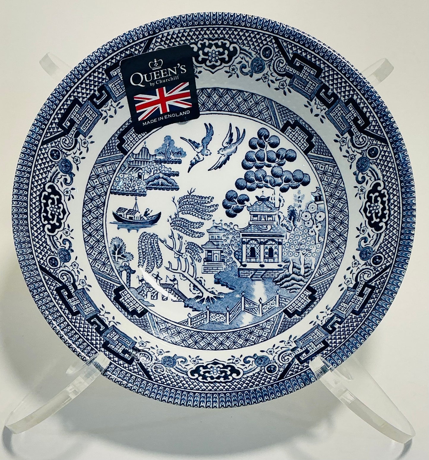 Queen's by Churchill Blue Willow Pattern 6” Bowl. Made in England