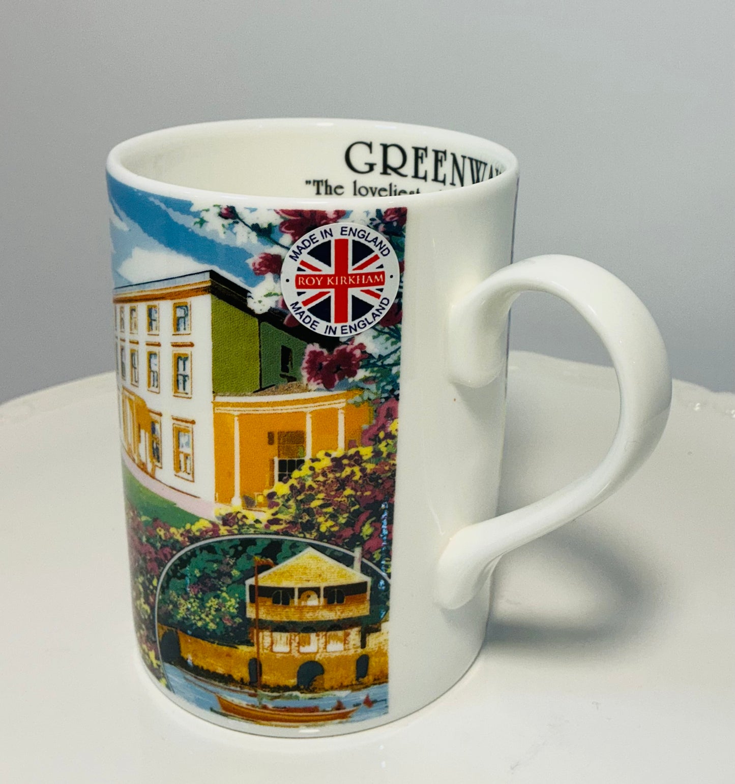 National Trust Exclusive China Set of 4 Different Themed Fine Bone China Mugs, Made in England