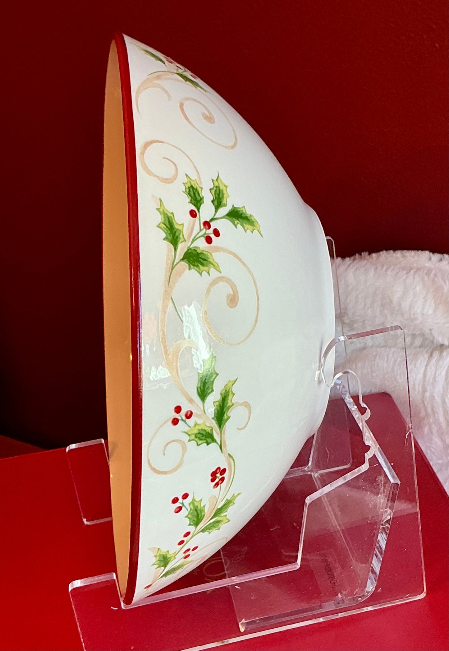 Lenox Holiday Large Serving Bowl - 10.25" - New In Original Box