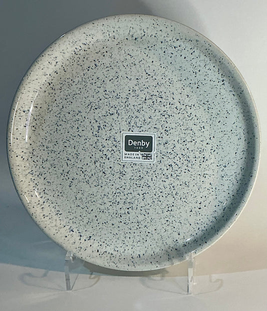 Denby Halo Speckle Dinner Plate 10.25" / Salad Plate 8" – Made in England