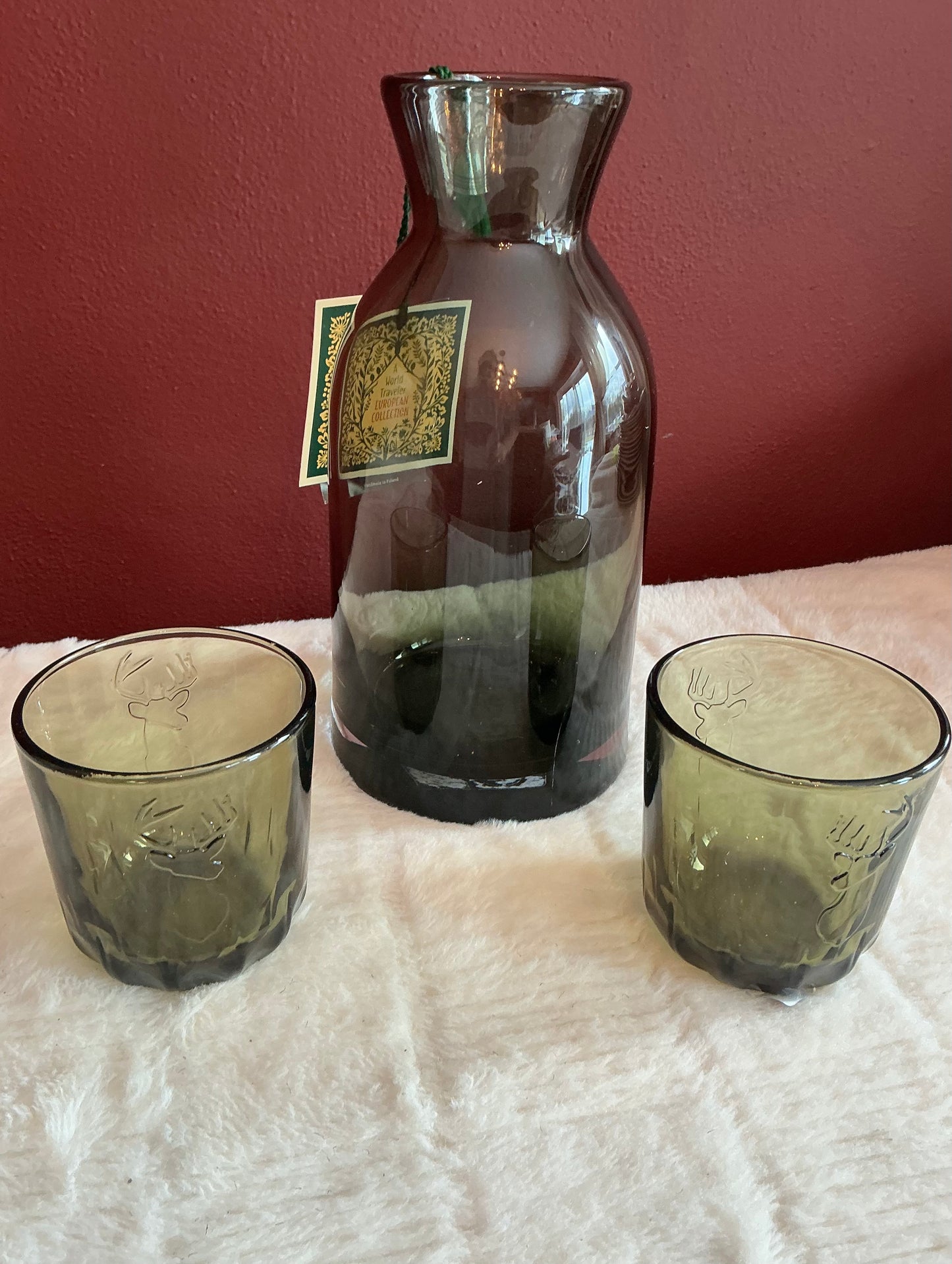 Decanter From The World Travelers Collection Green