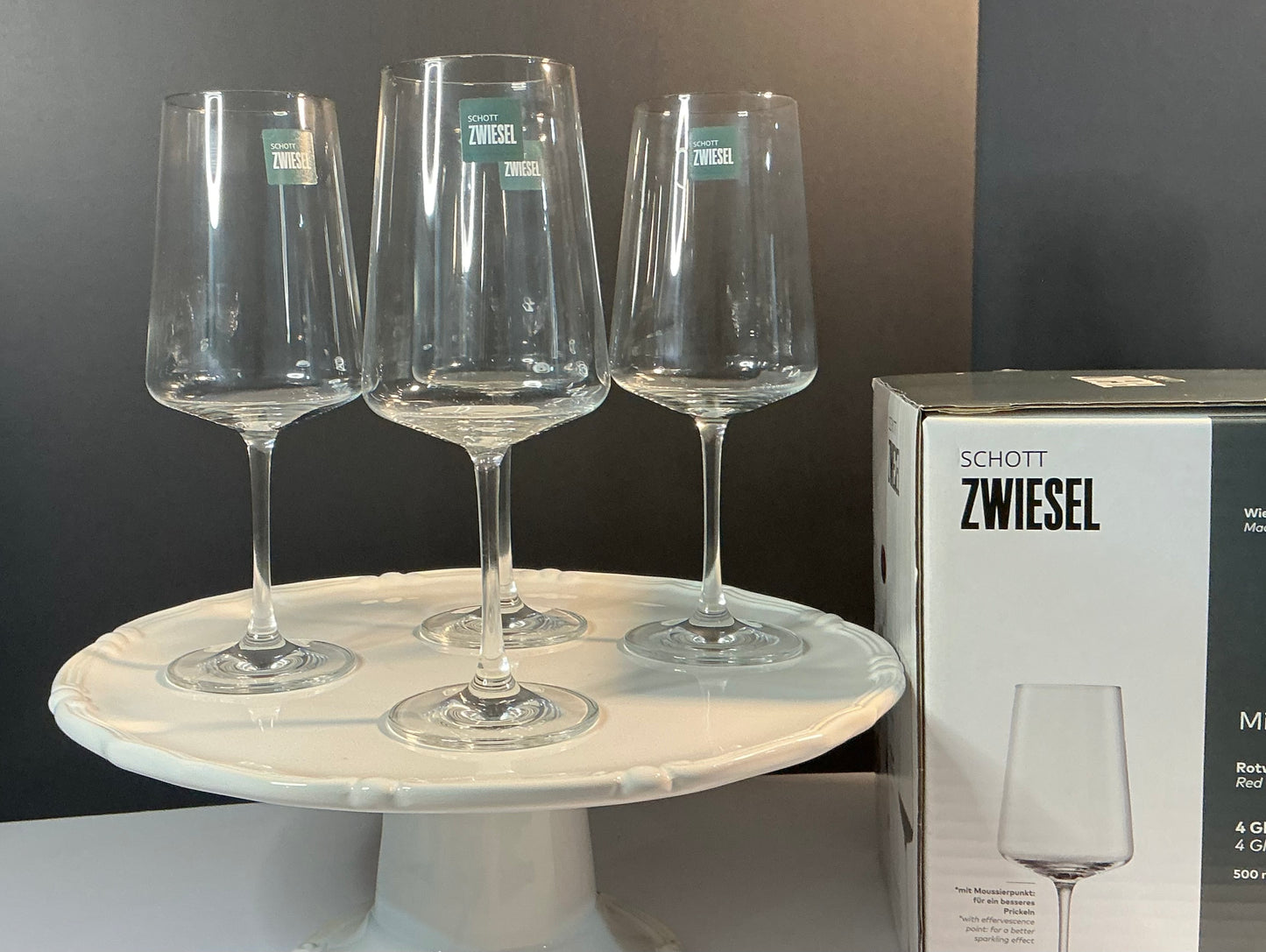 Scott Zwiesel Pure/Tour  5 pcs Wine Set: Decanter & 4 Tritan Crystal Glasses. Made in Germany