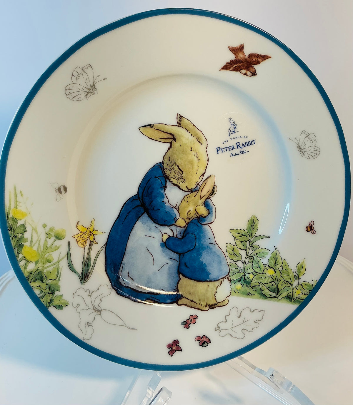 Beatrix Potter Peter Rabbit Zrike Dinnerware Set of 3 pcs for Easter Celebration