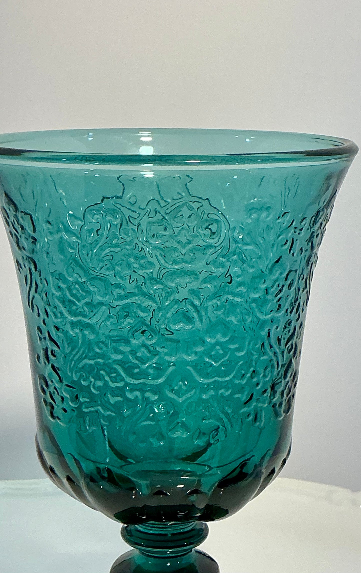 La Rochère Amboise Night Blue Wine OR Water Glass Made in France