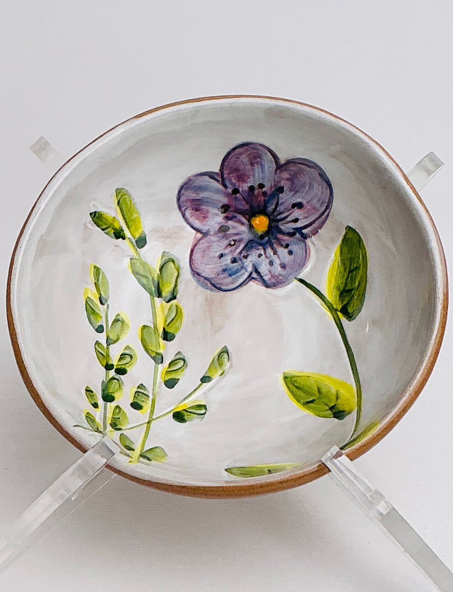 Potter’s Studio Vintage Set of 3 mini ceramics dish multi purpose, hand-painted