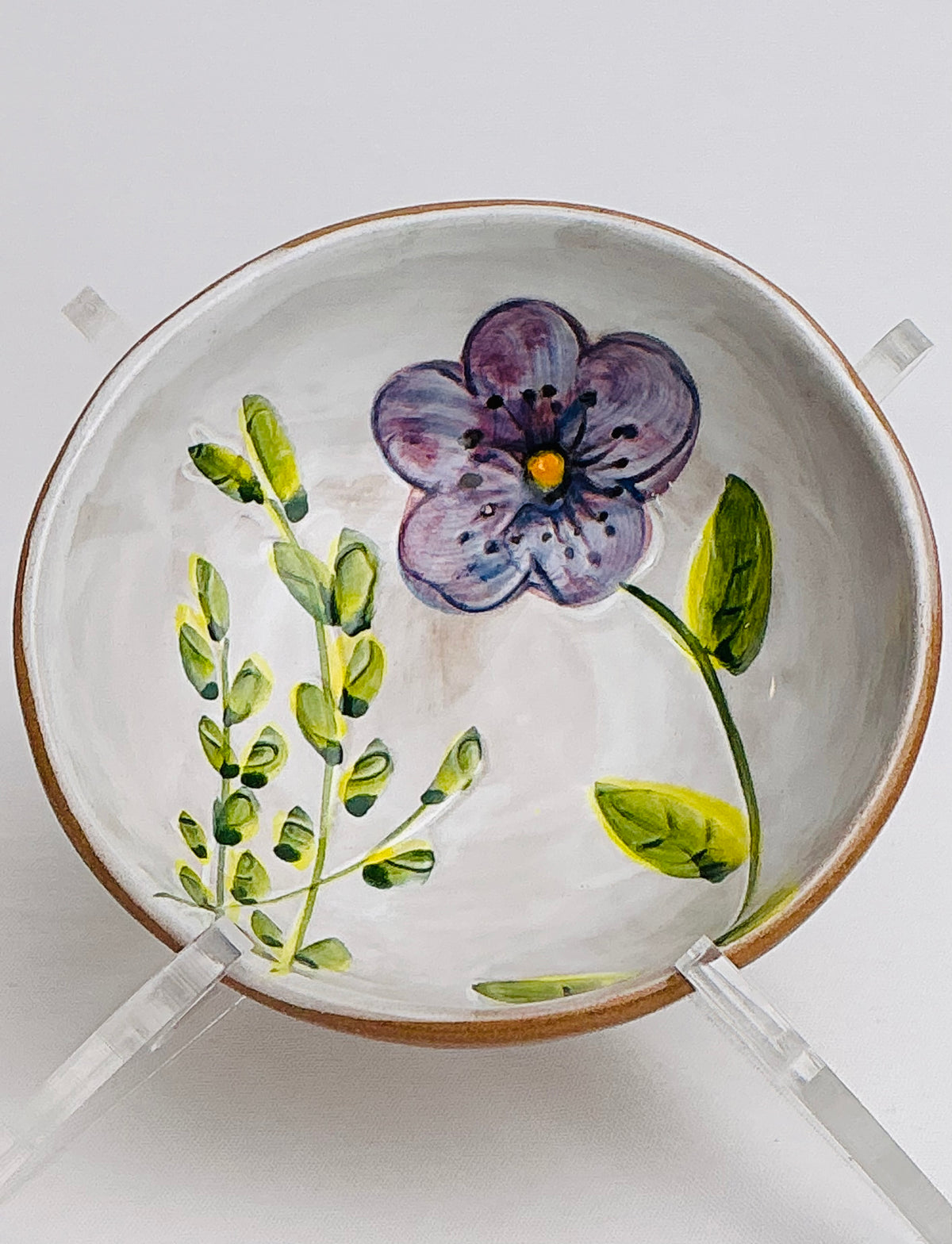 Potter’s Studio Vintage Set of 3 mini ceramics dish multi purpose, hand-painted
