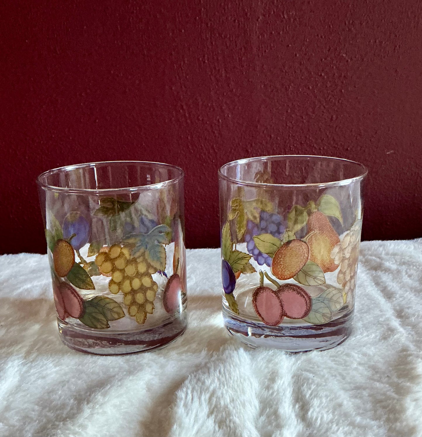 Glass Tumbler Set of 2 From The Vetreria Arte Di Murano Made In Italy