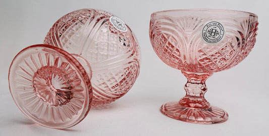 Fitz & Floyd Trestle Collection Footed Glassware-available in Multiple Colors miss america pattern