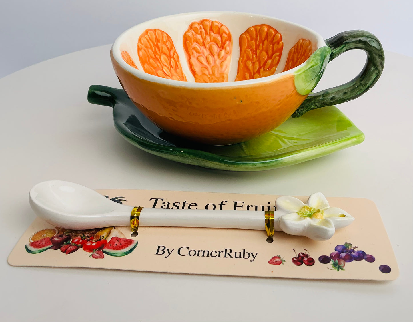CornerRuby Orange Collection – Each Piece Sold Separately