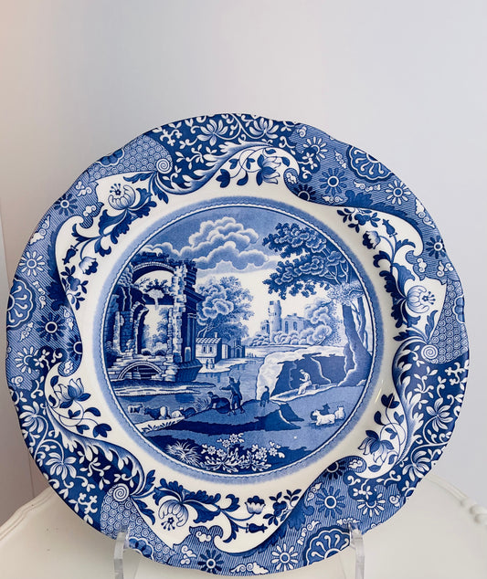 Spode Italian Blue & White Dinner Plate – c. 1816 | 10.5"