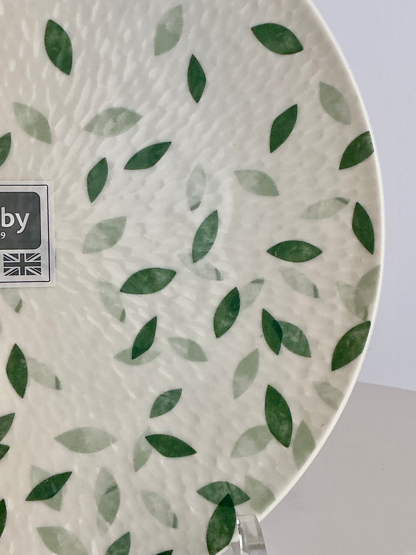 Denby Greenhouse Medium Plate – Green Leaf | 8¾" | Est. 1809