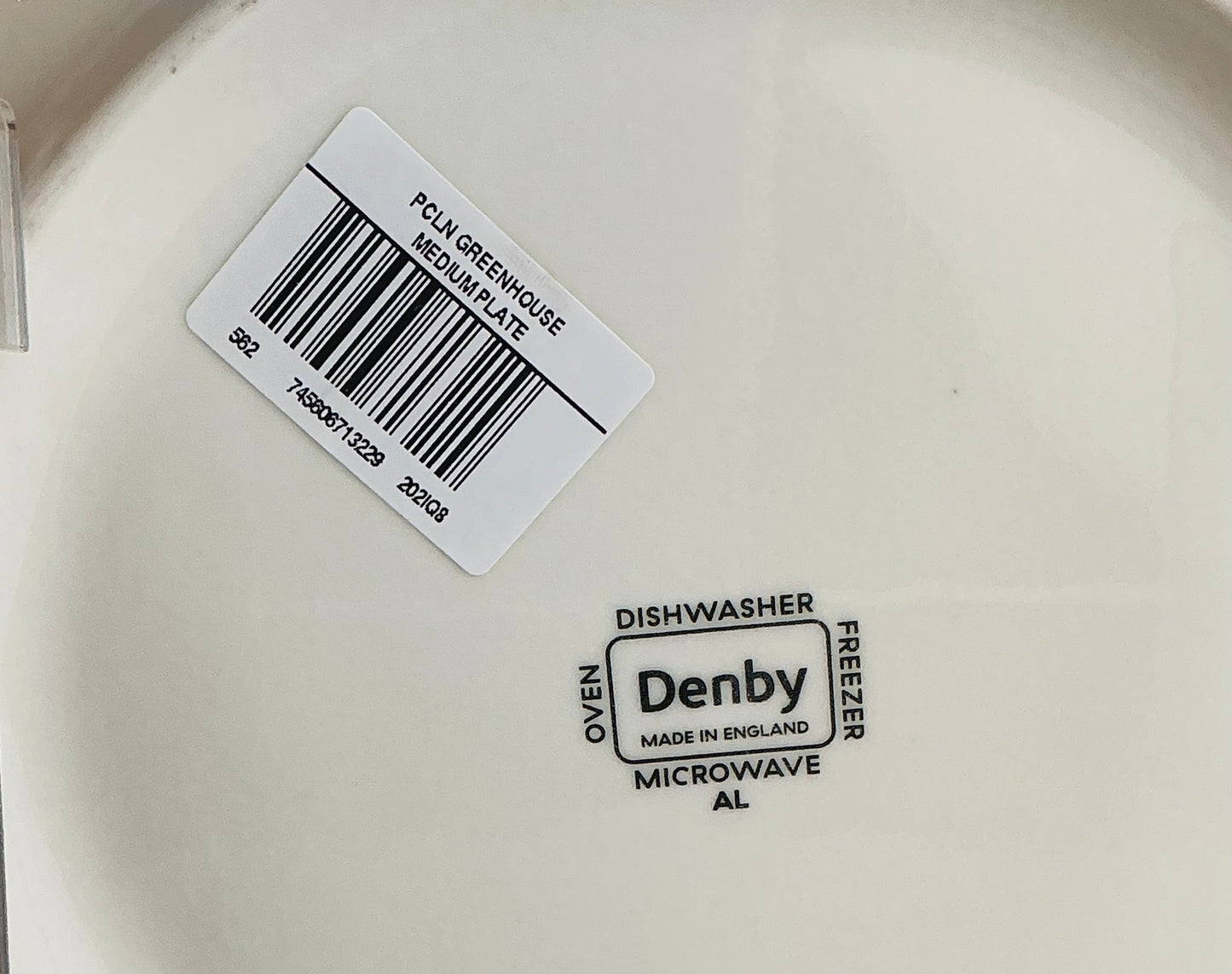 Denby Greenhouse Medium Plate – Green Leaf | 8¾" | Est. 1809