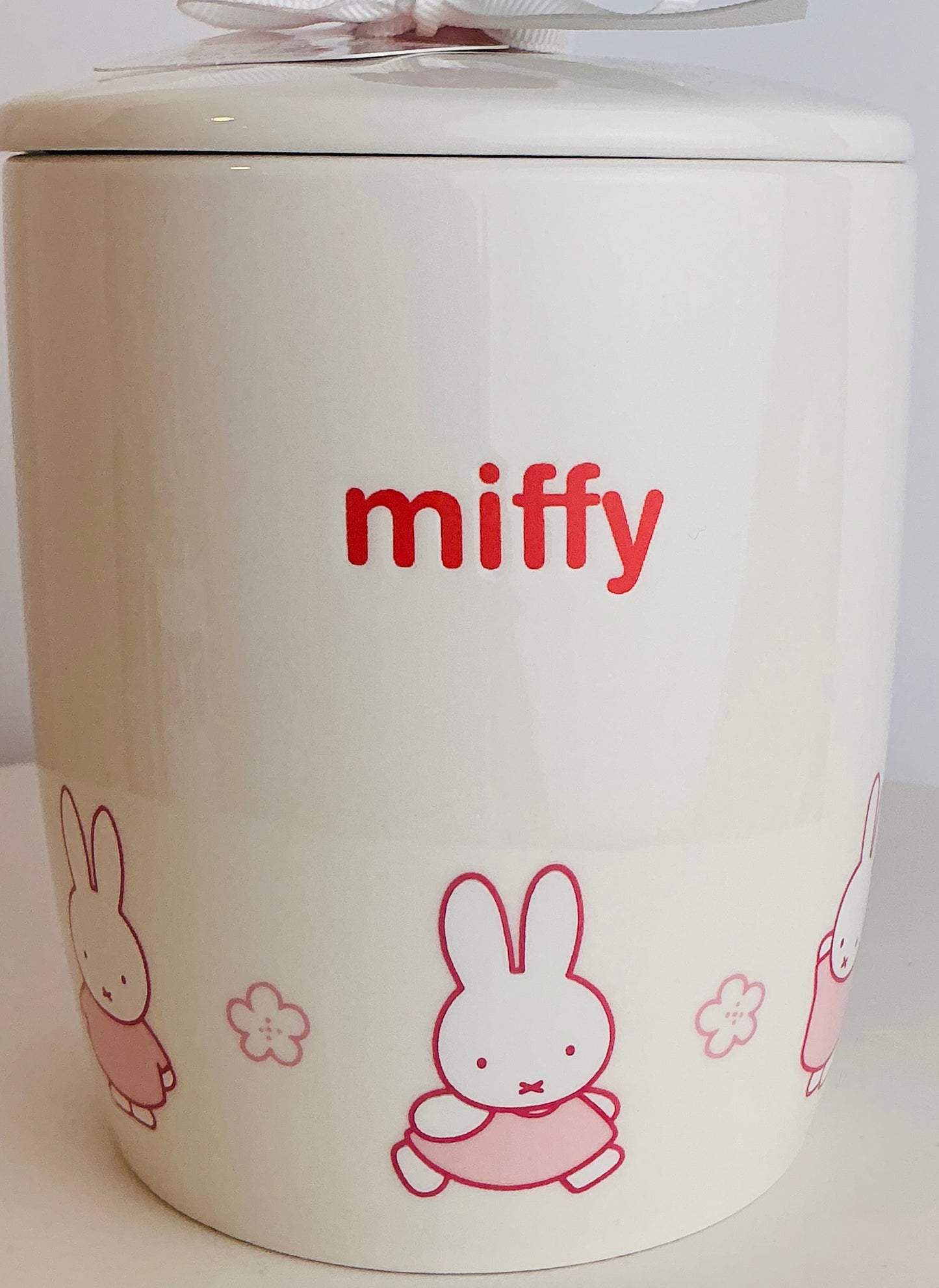 Miffy by Magenta Ceramic Lidded Canister Jar 4" x 7"