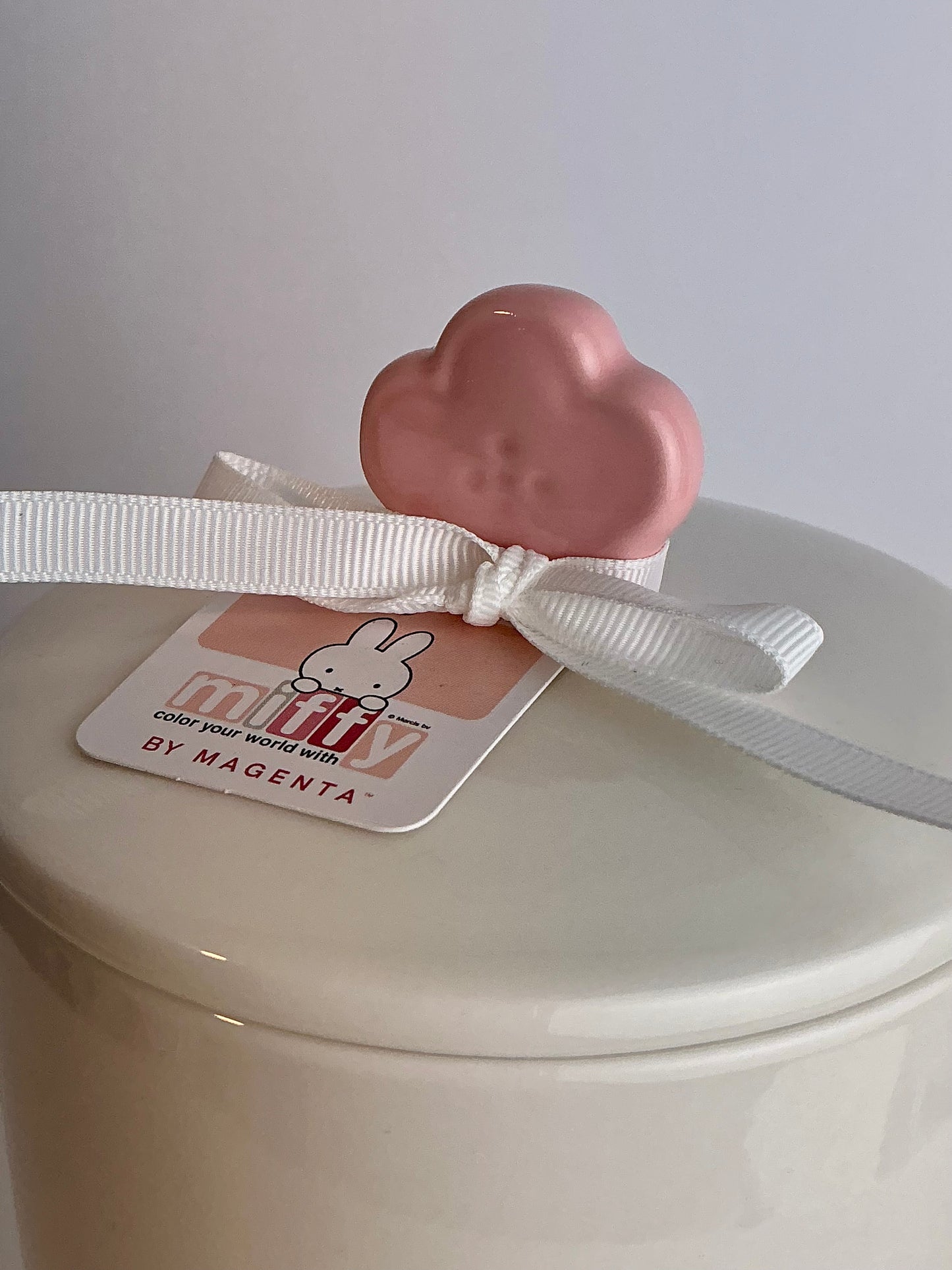 Miffy by Magenta Ceramic Lidded Canister Jar 4" x 7"