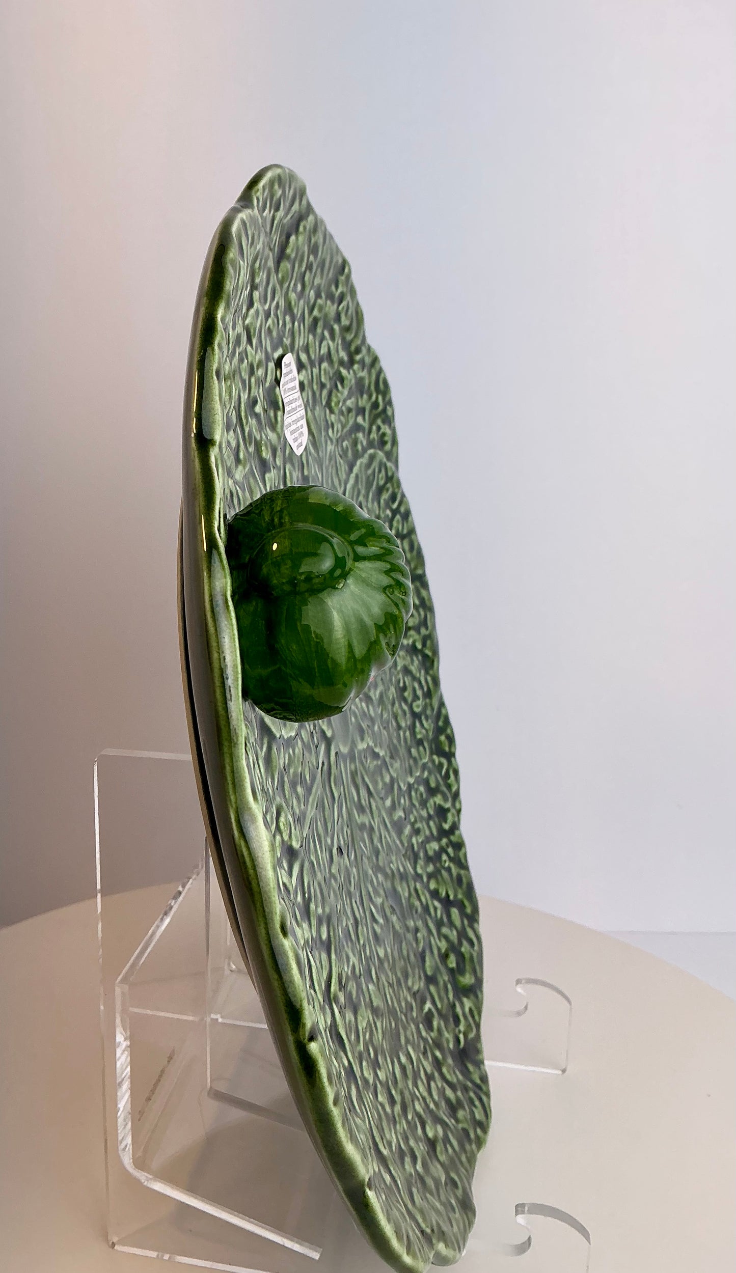 Mateus Belo Portugal Handcrafted Cabbage Leaf Ceramic Plates or Dish | 8" x 2", 9" & 12"