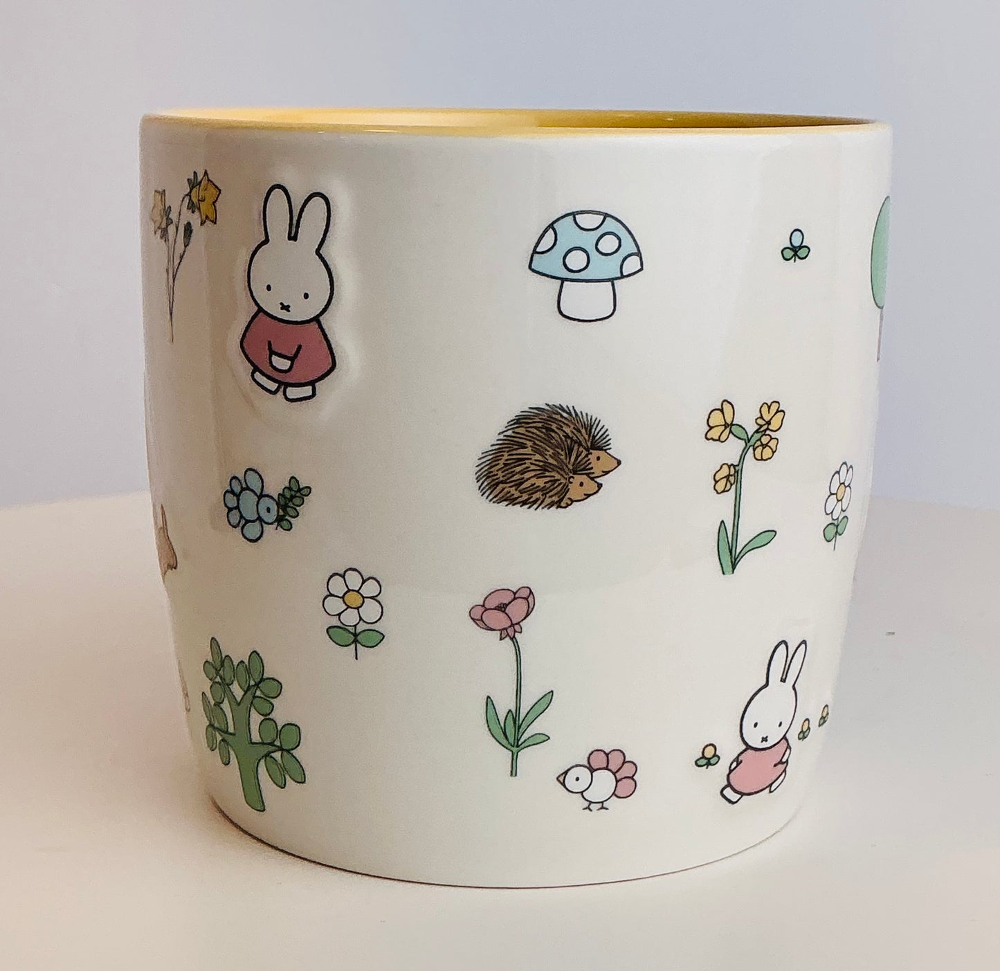 Miffy by Magenta Ceramic Mug 4" – Color Your World Garden Scene