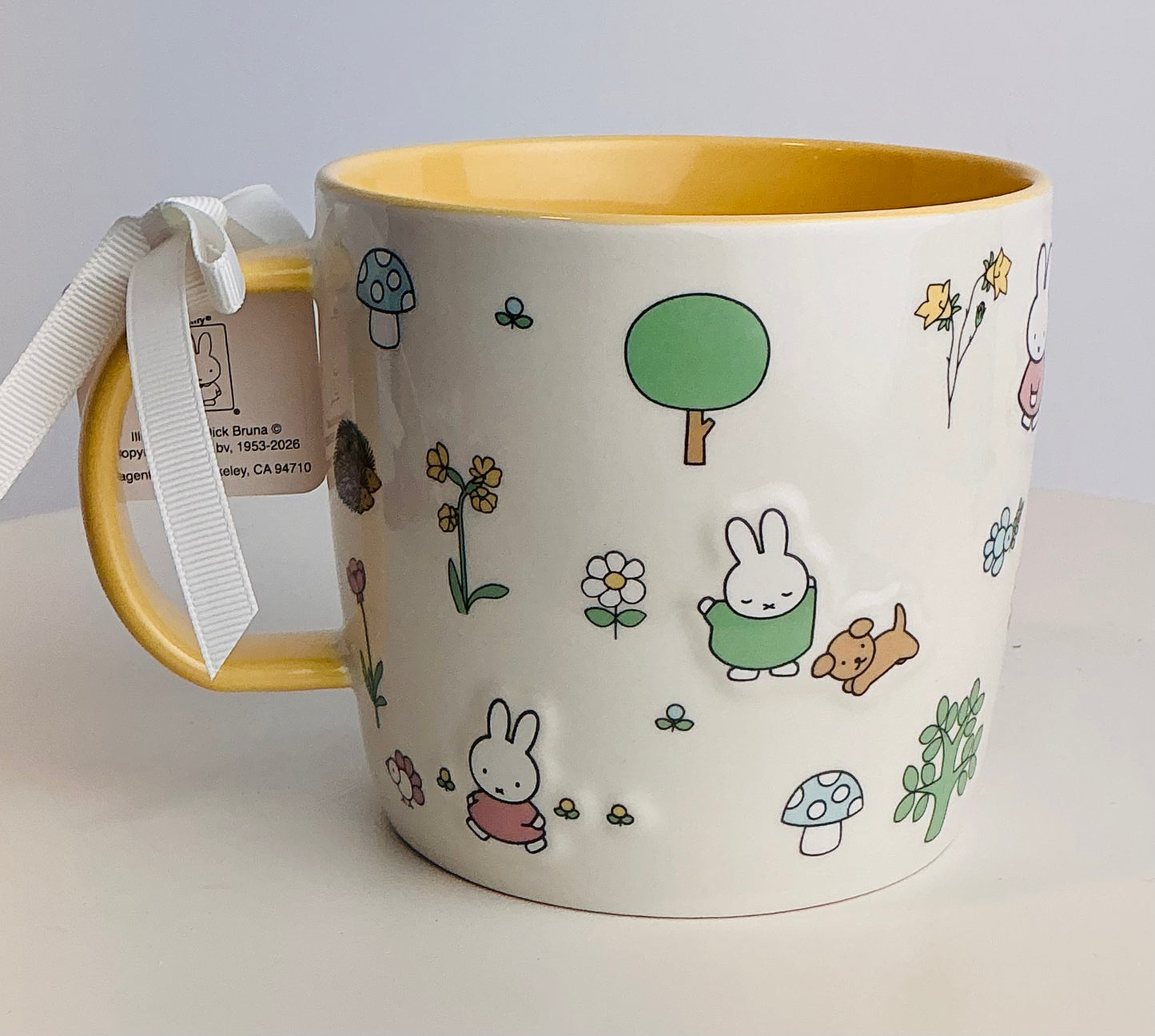 Miffy by Magenta Ceramic Mug 4" – Color Your World Garden Scene