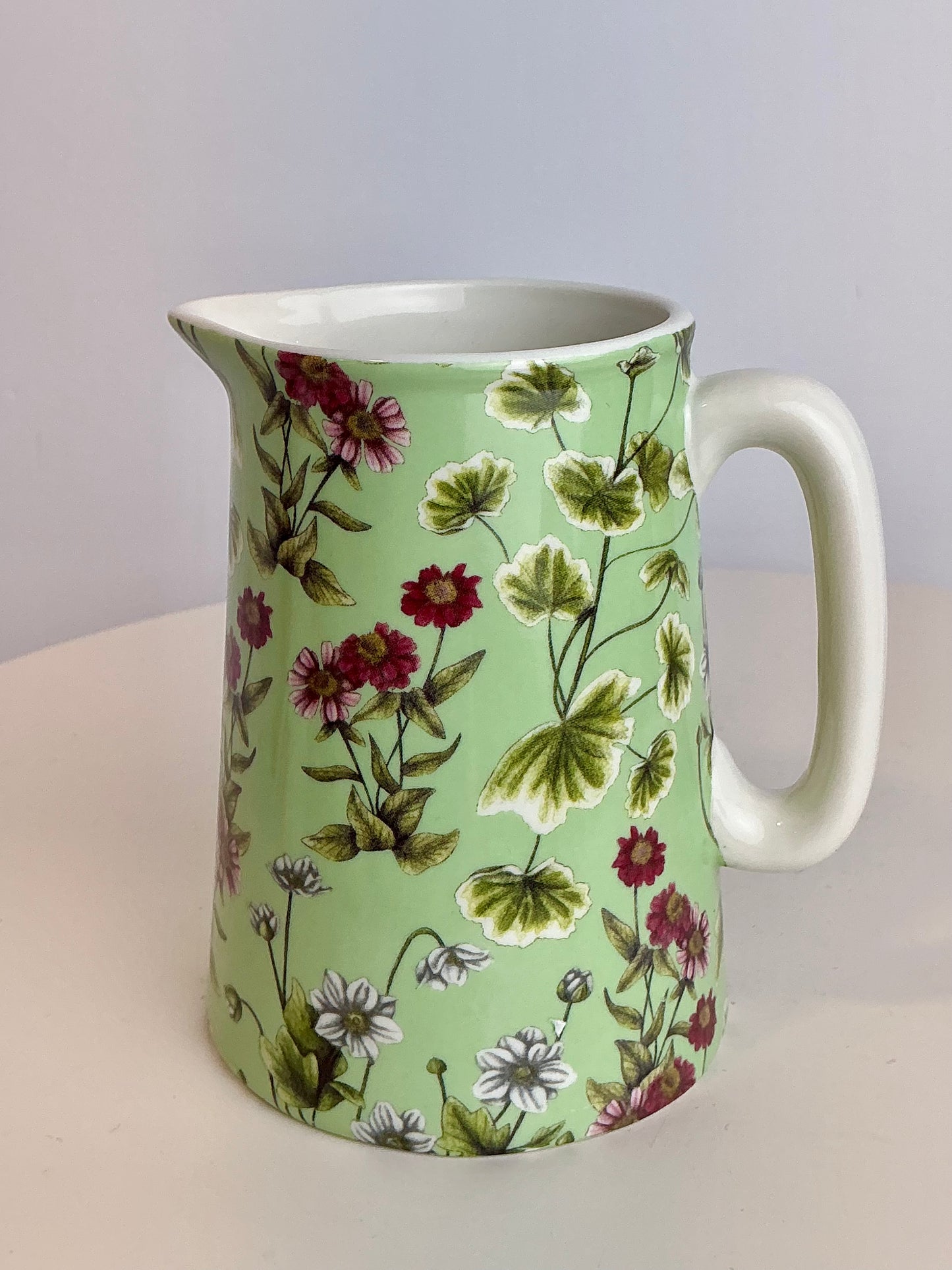 Shannonbridge Ireland World Traveler Botanical Wildflower Ceramic Pitcher & Mug Collection