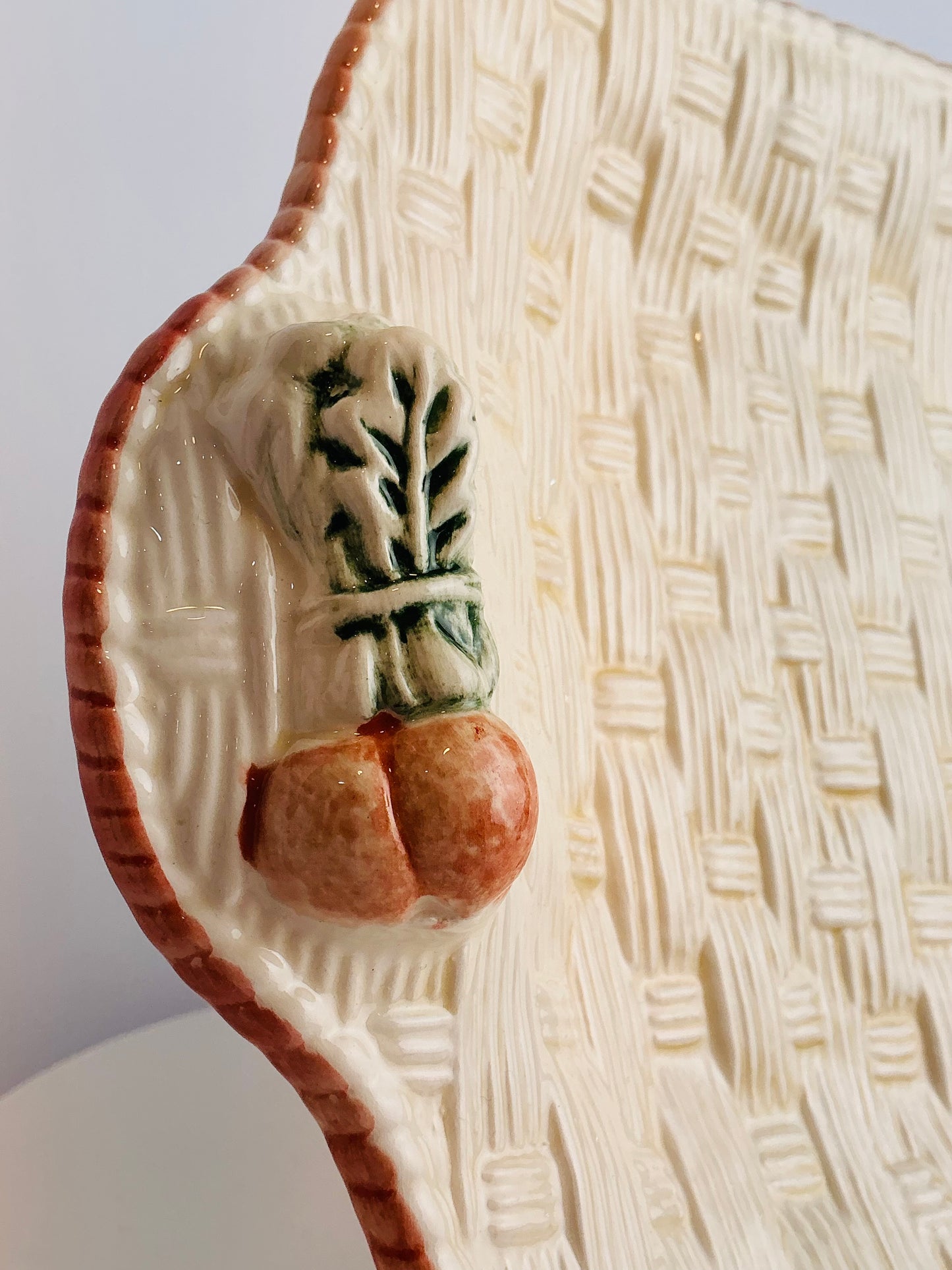 Nocal LDA Portugal Basketweave Ceramic Plate Collection