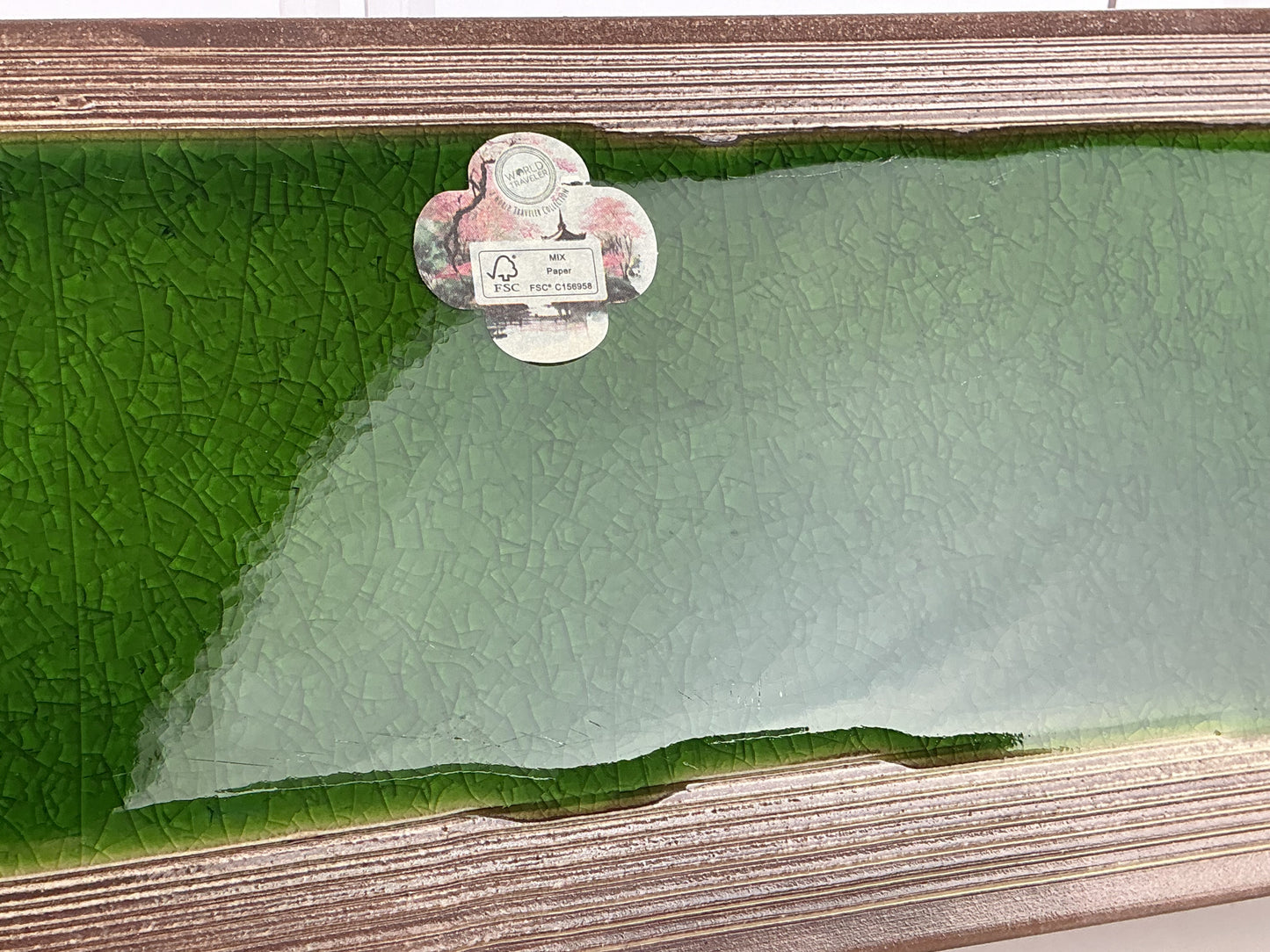 Jewel Long Rectangular Ceramic Platter | Sushi & Seafood Serving Tray, 20.5" – Made in Japan