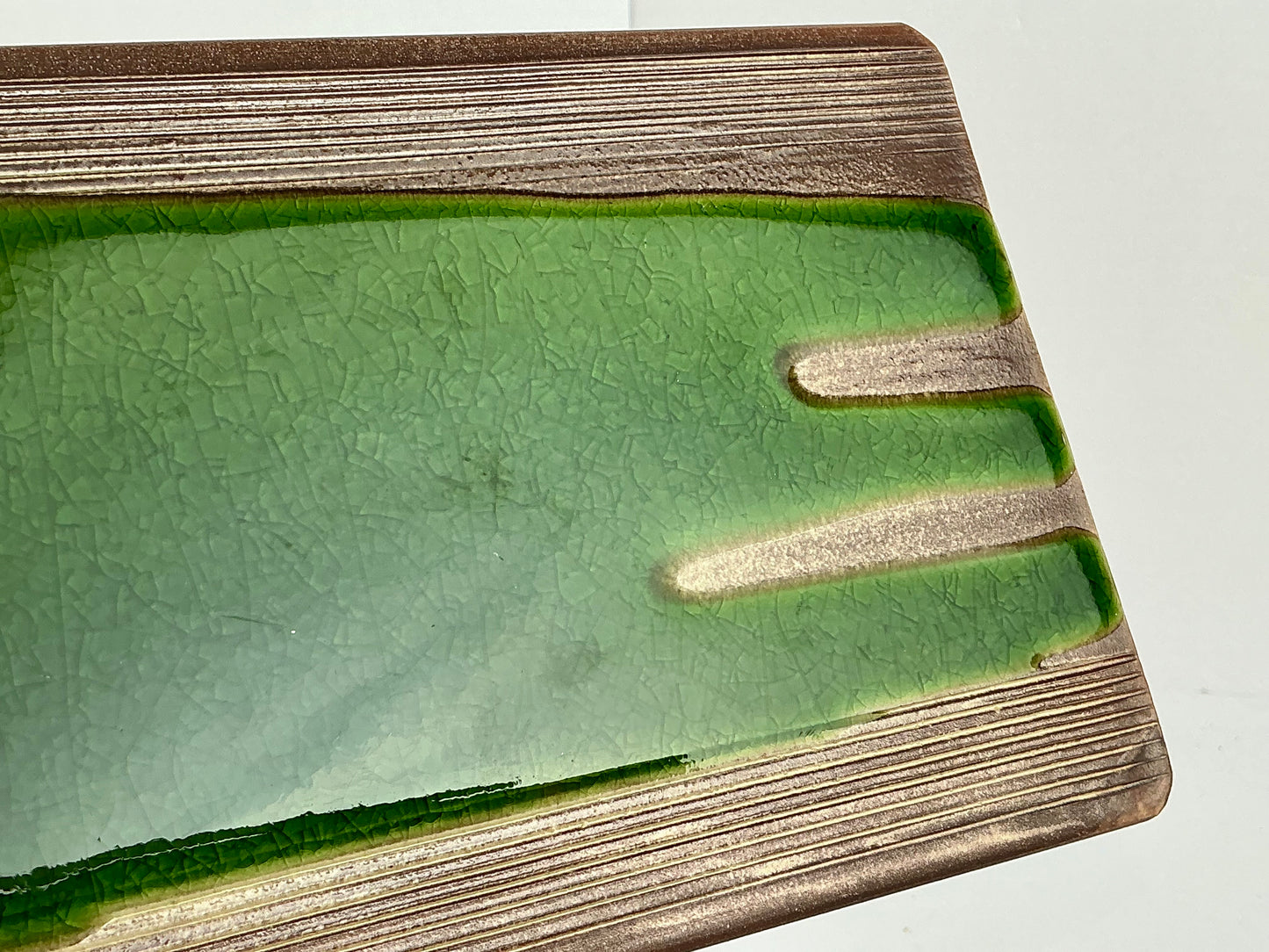 Jewel Long Rectangular Ceramic Platter | Sushi & Seafood Serving Tray, 20.5" – Made in Japan