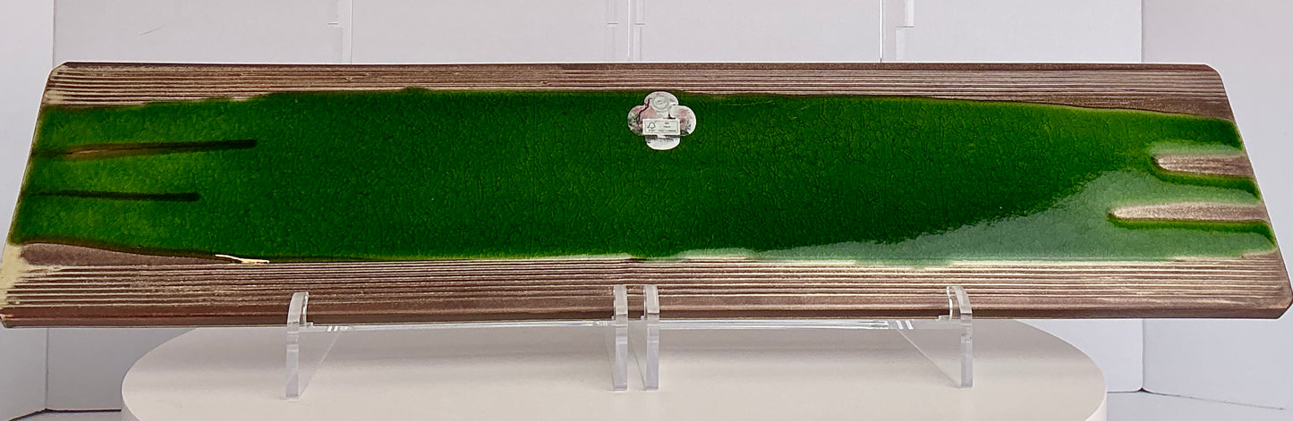 Jewel Long Rectangular Ceramic Platter | Sushi & Seafood Serving Tray, 20.5" – Made in Japan