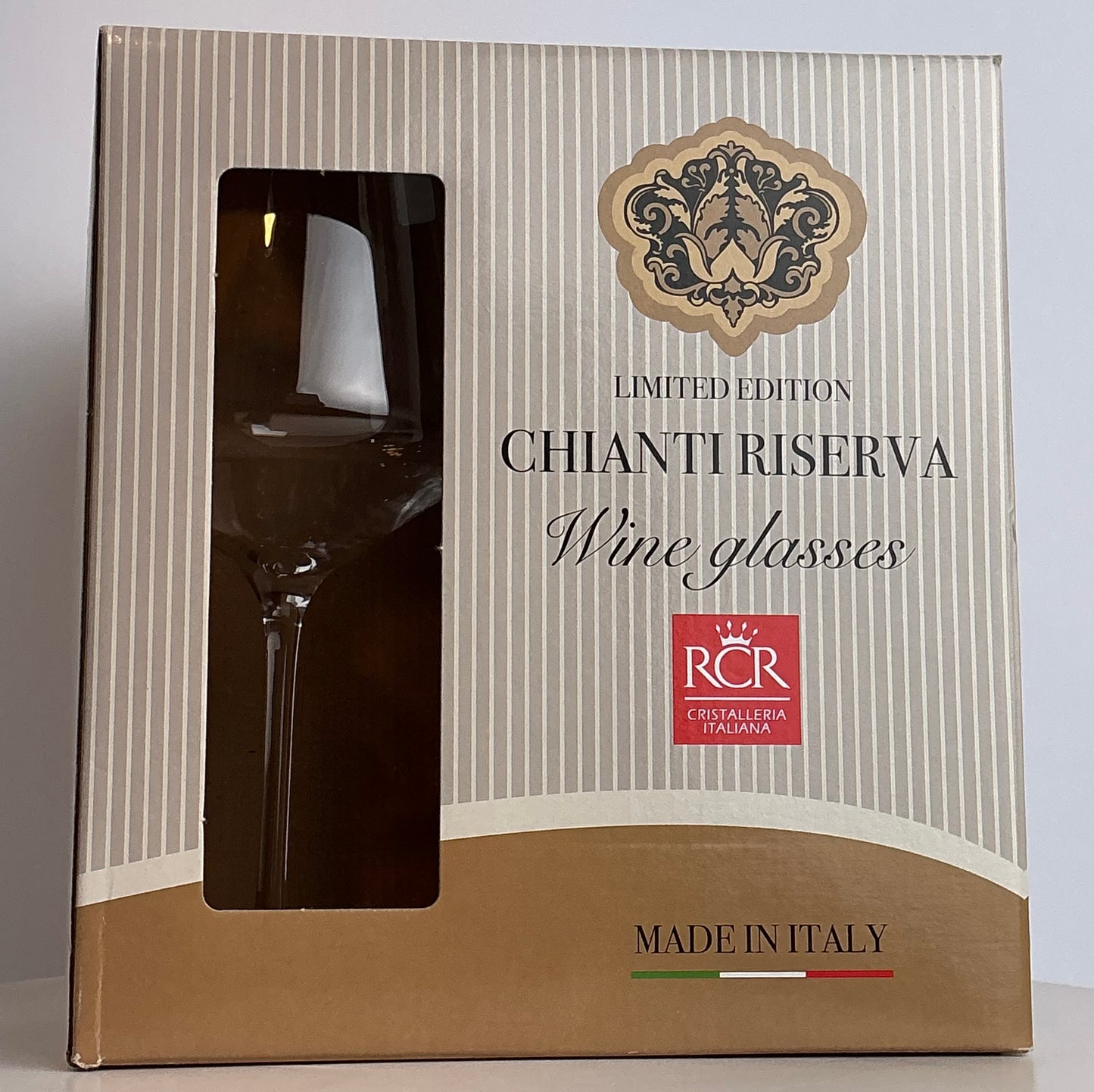 RCR Cristalleria Italiana Chianti Riserva Wine Glasses | Limited Edition Set of 2 – Made in Italy