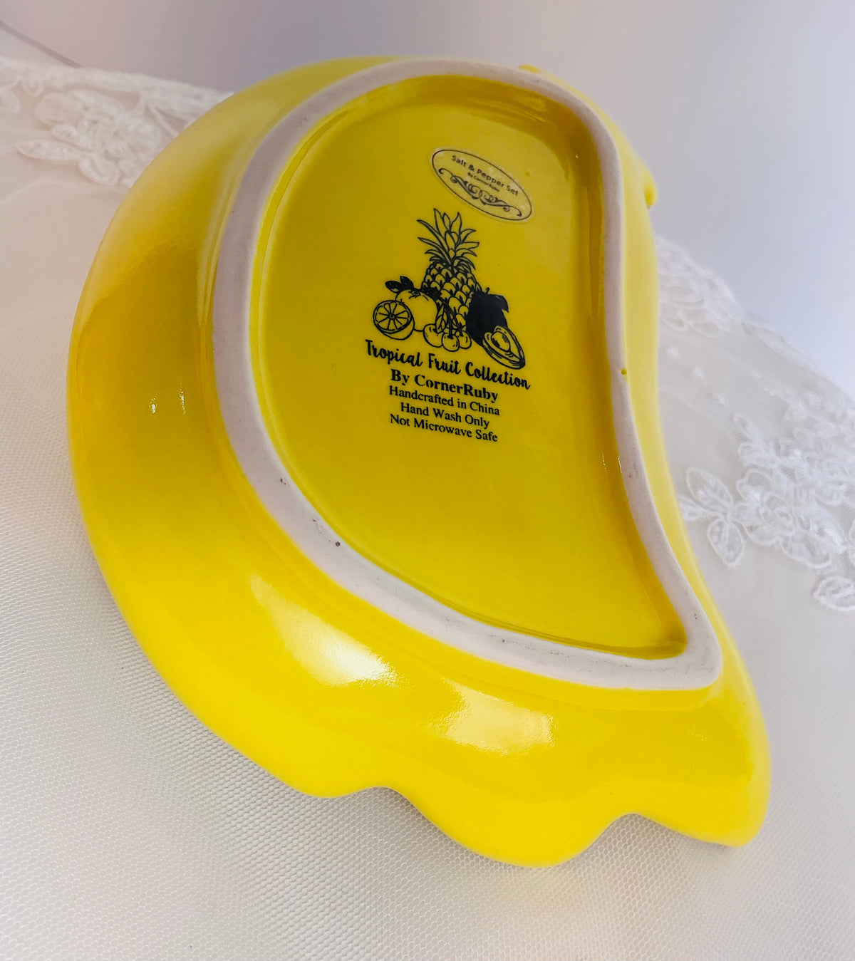 CornerRuby Tropical Fruit Collection Banana Serveware