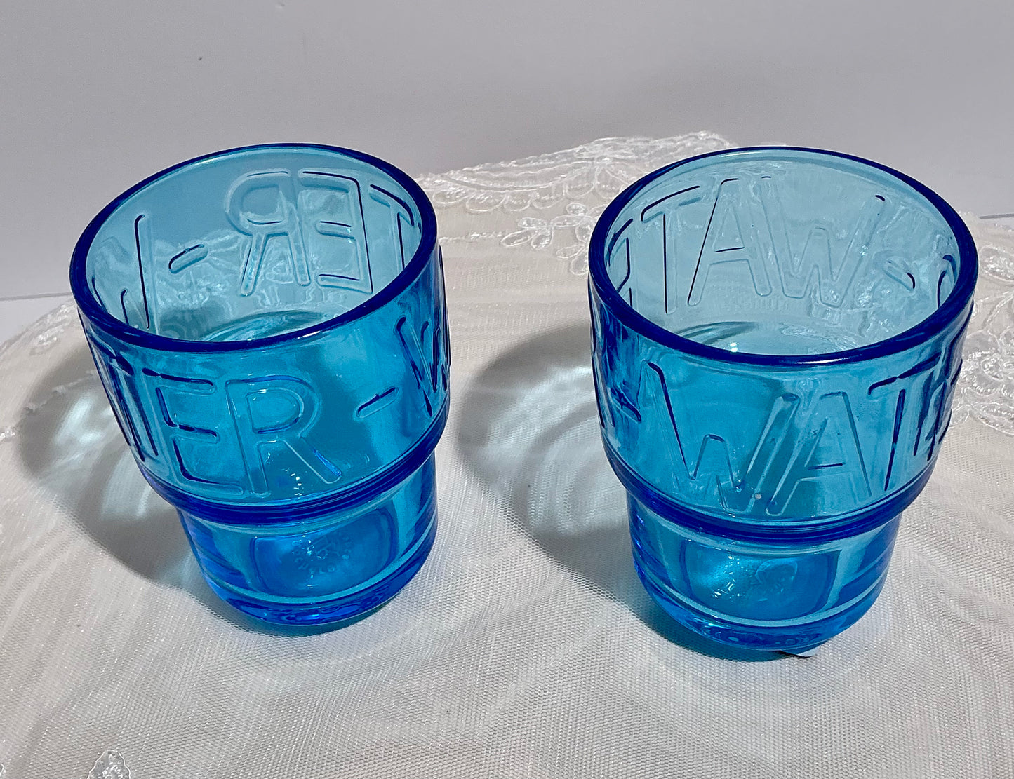 La Rochère Boston Water Tumbler – Set of 2 | Made in France | Blue, Curacao or Kiwi