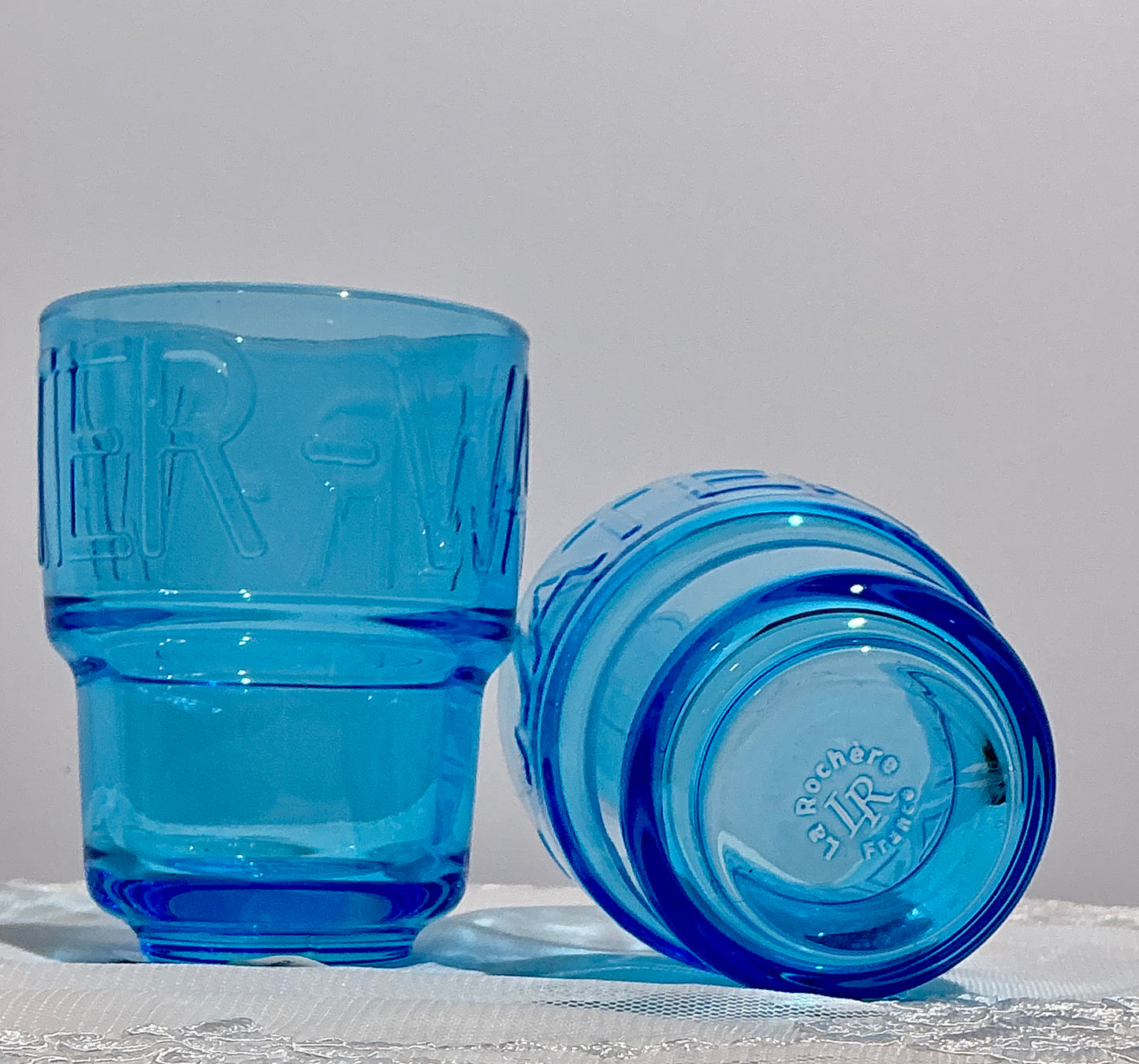 La Rochère Boston Water Tumbler – Set of 2 | Made in France | Blue, Curacao or Kiwi
