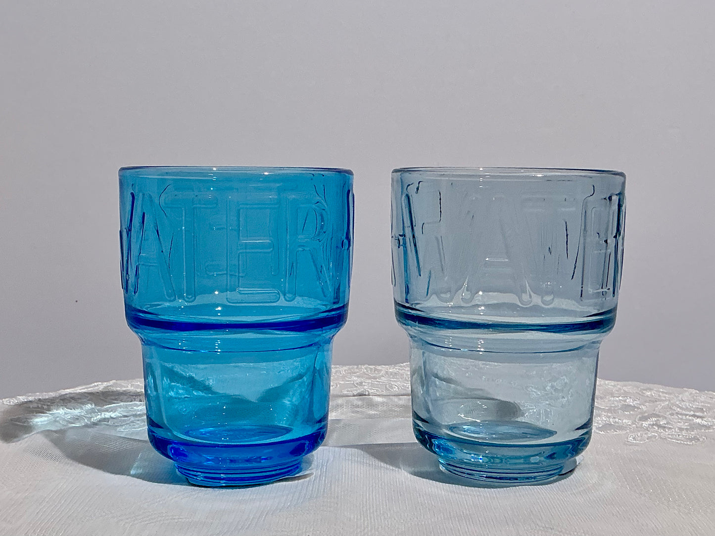 La Rochère Boston Water Tumbler – Set of 2 | Made in France | Blue, Curacao or Kiwi
